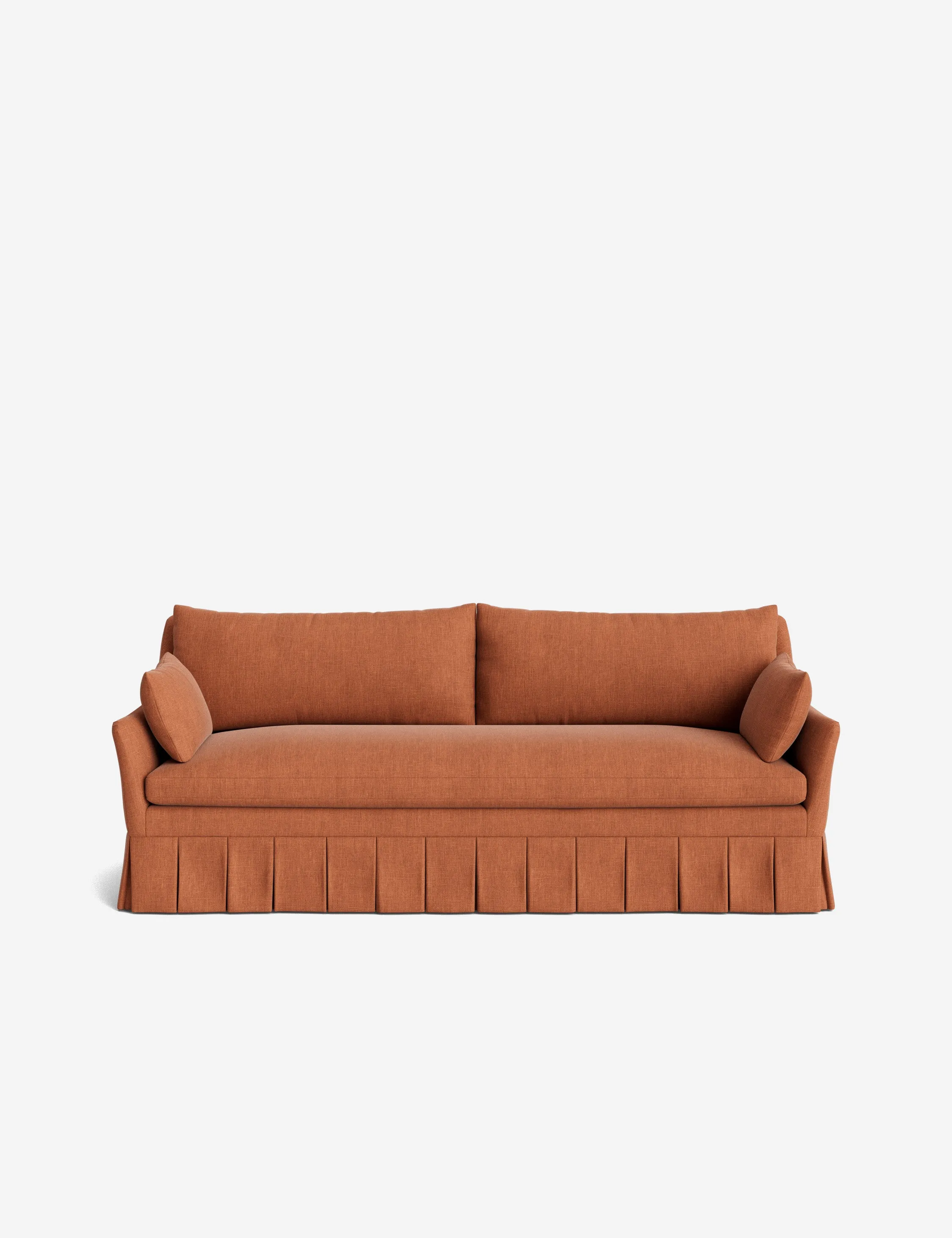 Portola Pleated Sofa Lulu and Georgia