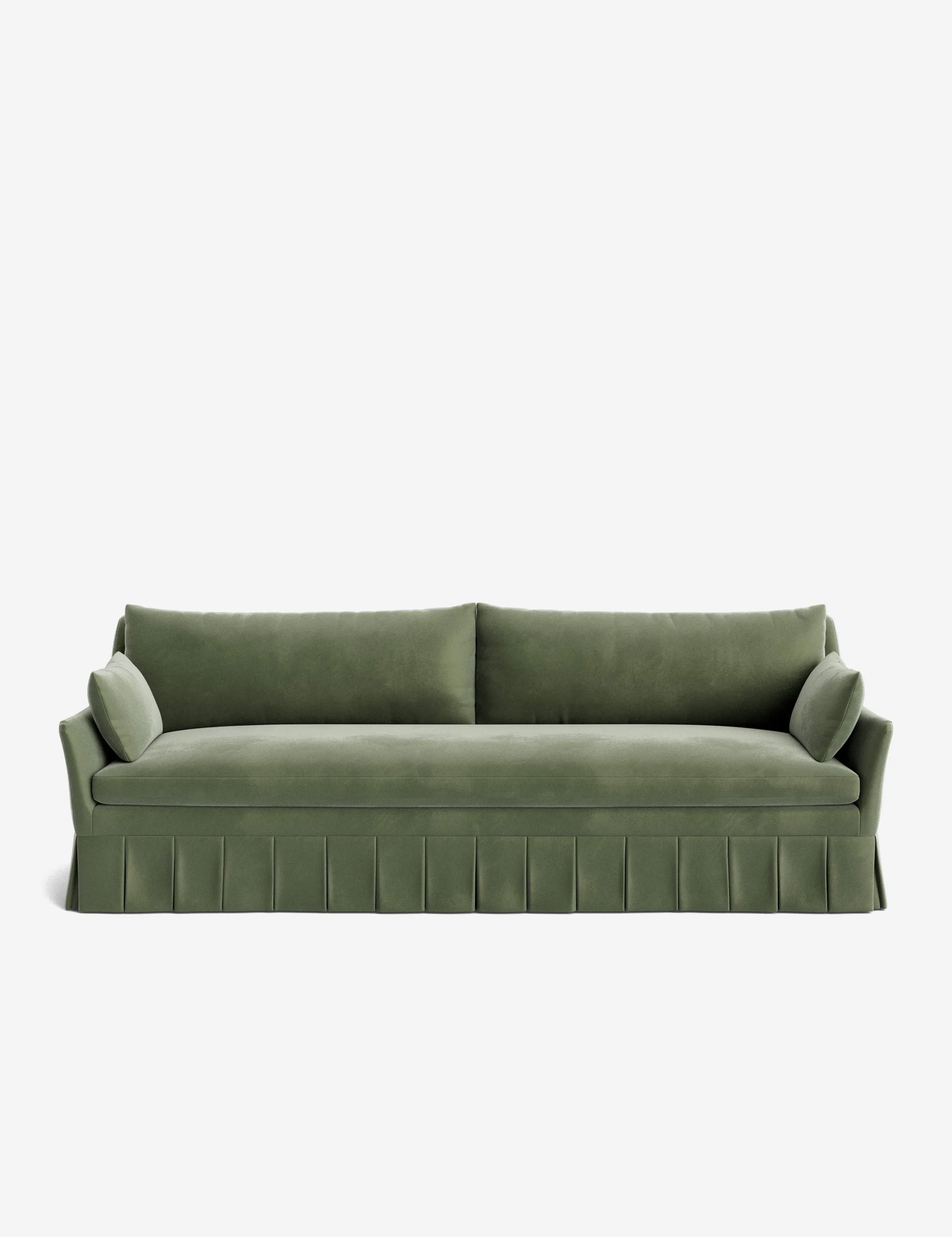 Portola Pleated Sofa Lulu and Georgia