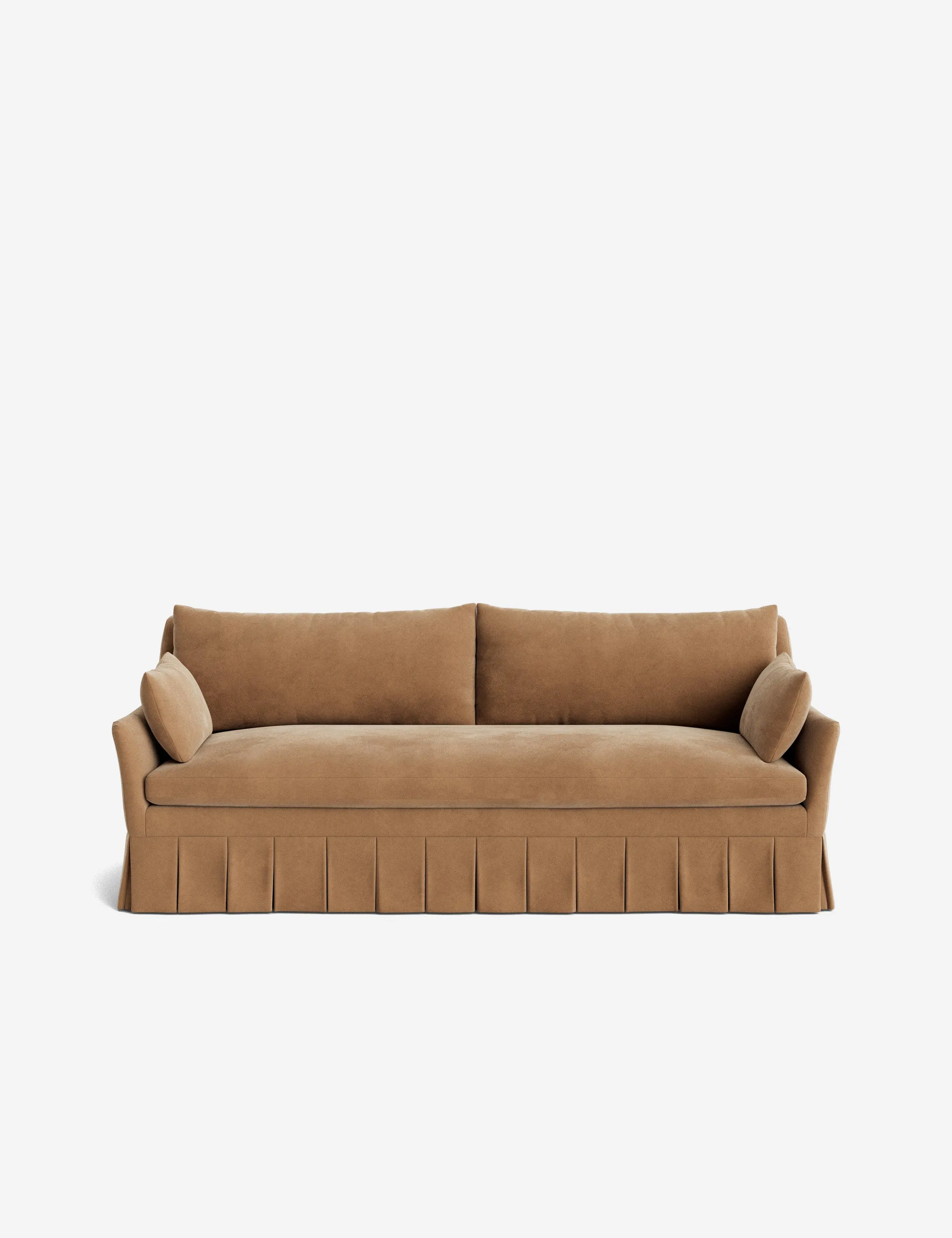 Portola Pleated Sofa Lulu and Georgia
