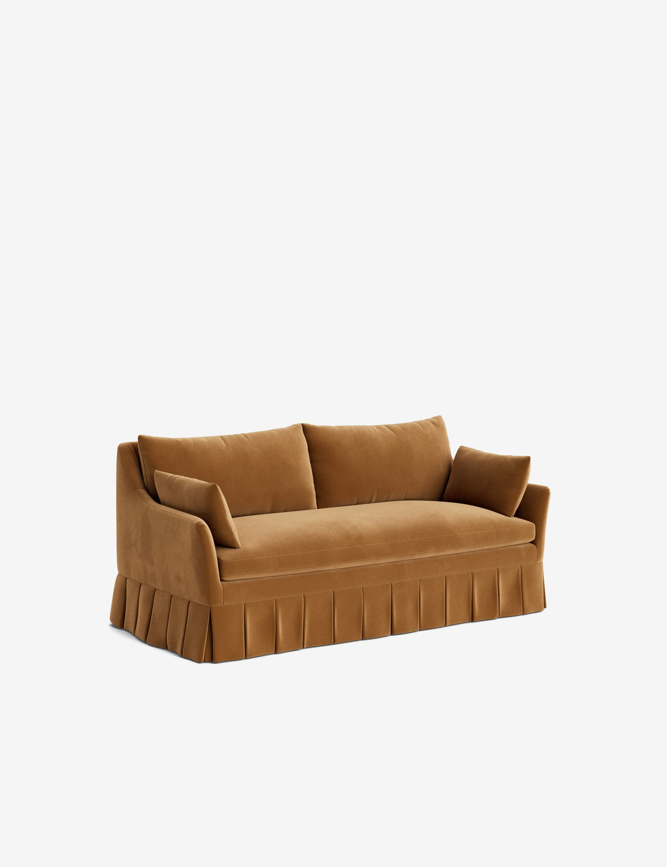 Portola Pleated Sofa Lulu and Georgia