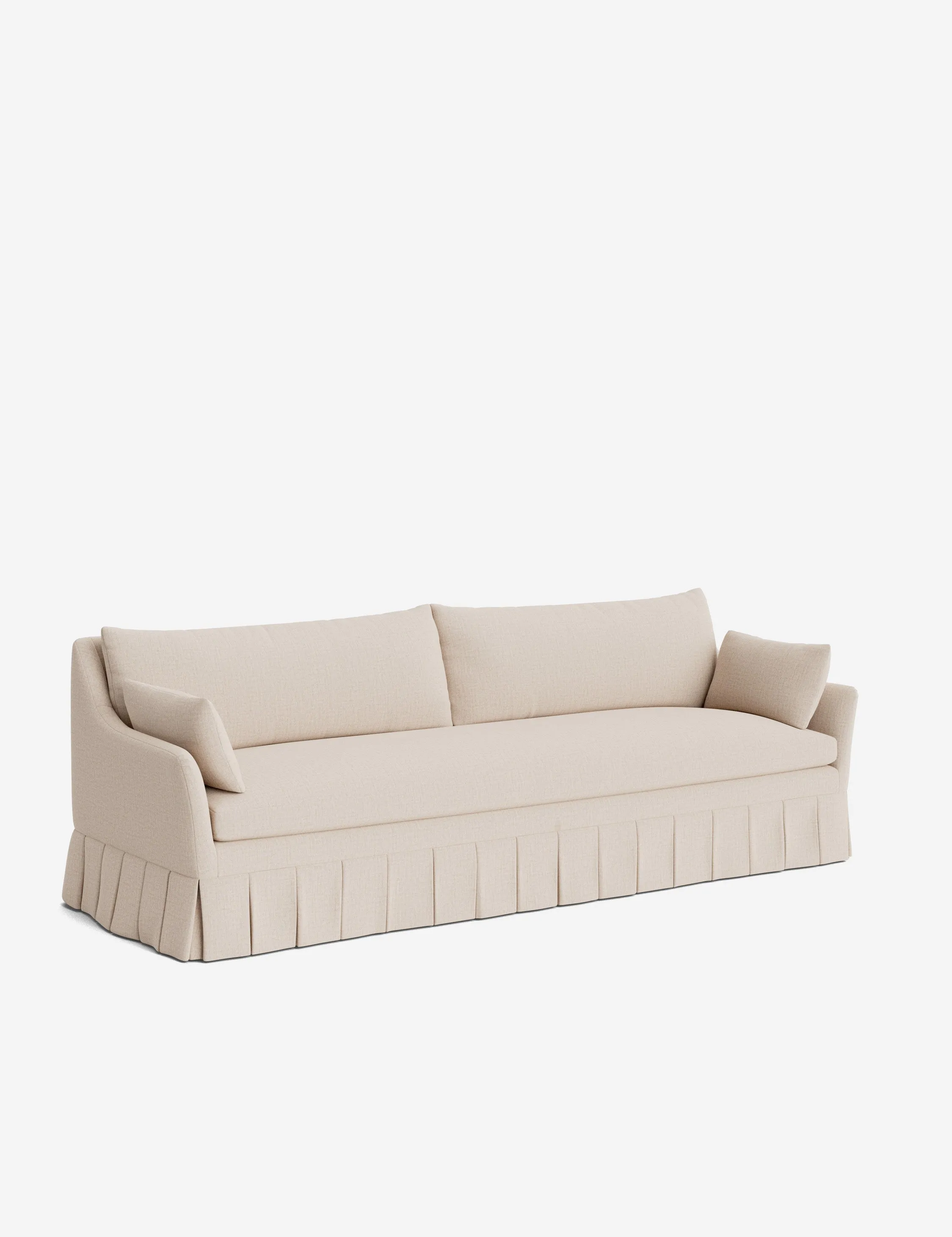 Portola Pleated Sofa Lulu and Georgia