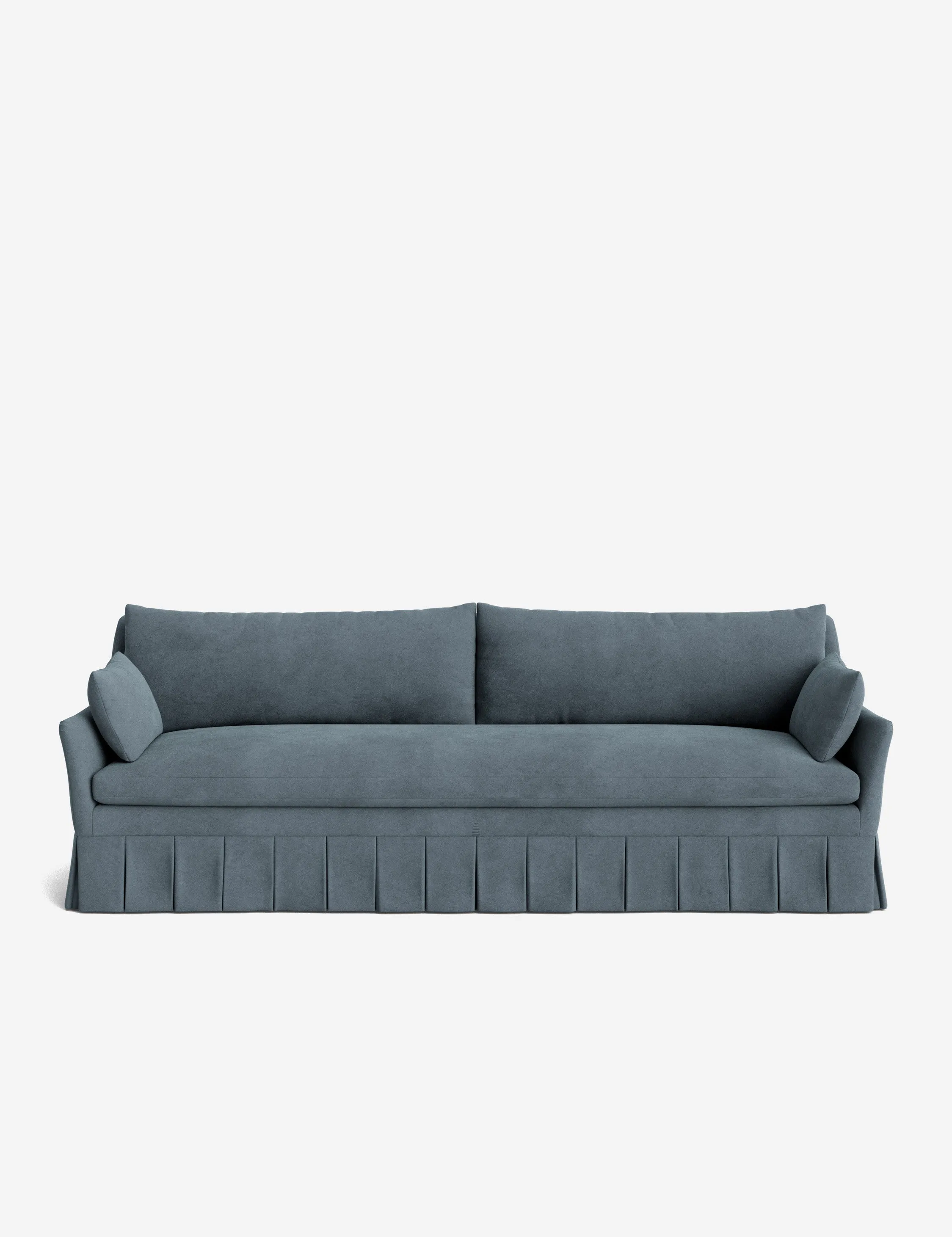 Portola Pleated Sofa Lulu and Georgia