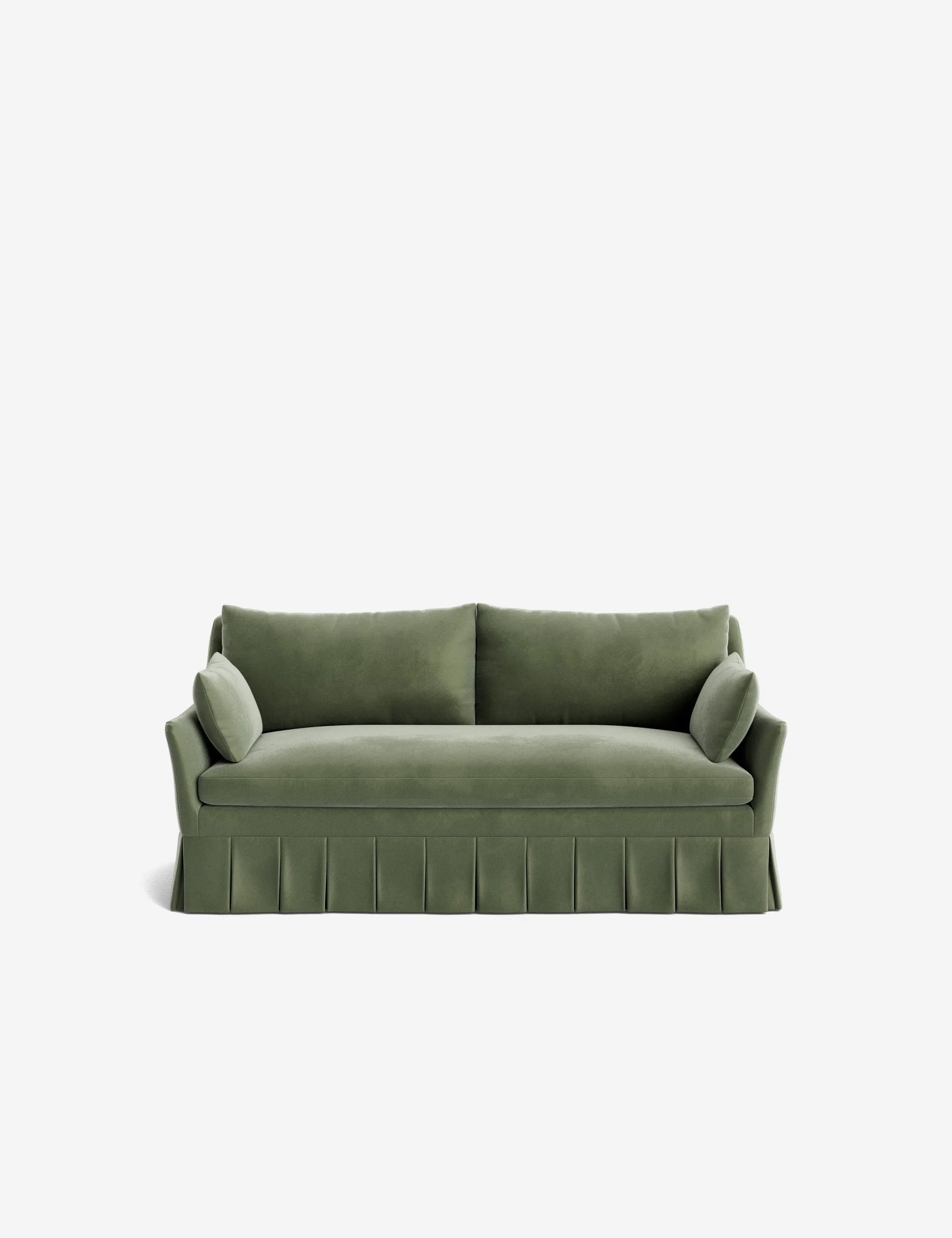 Portola Pleated Sofa Lulu and Georgia