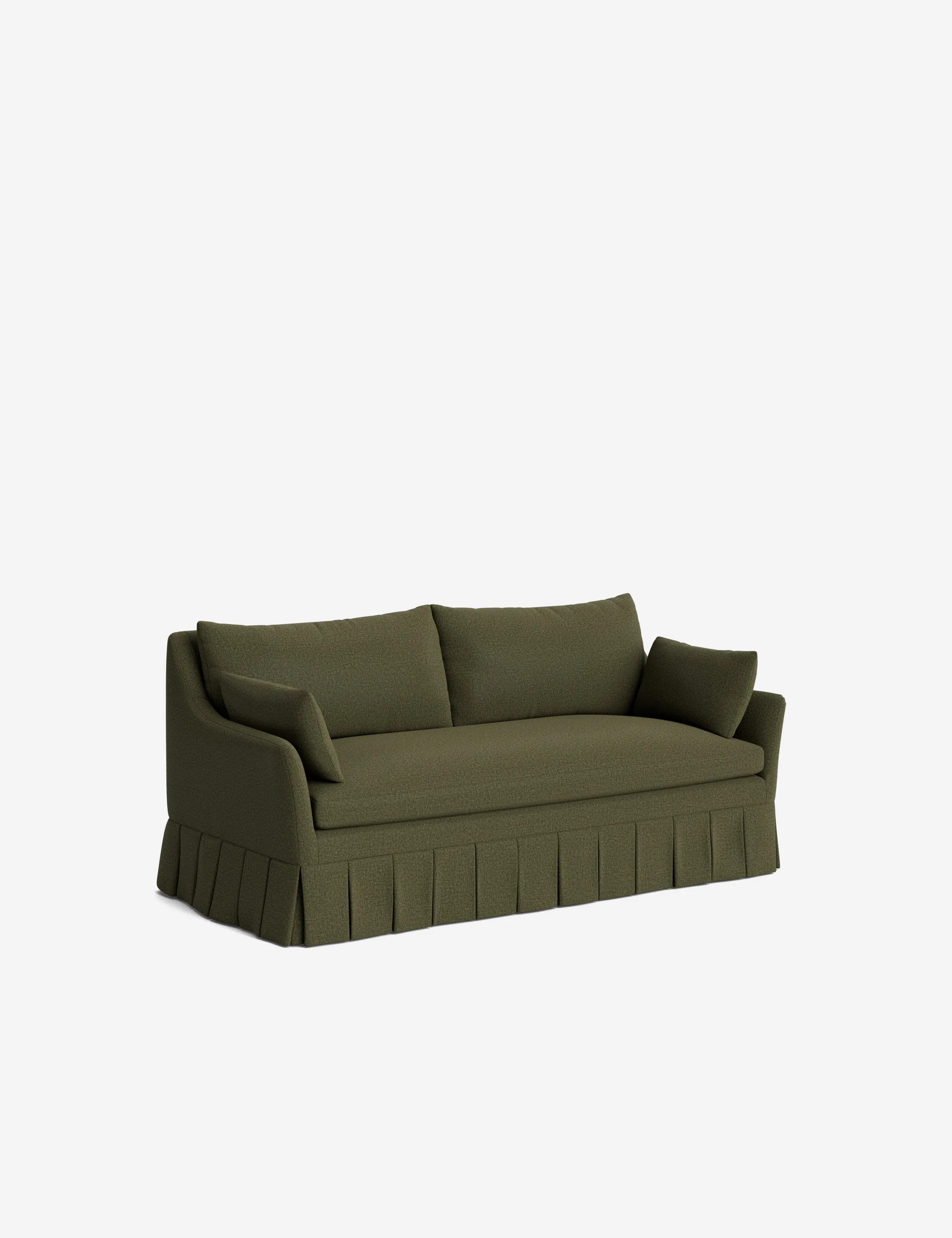 Portola Pleated Sofa Lulu and Georgia