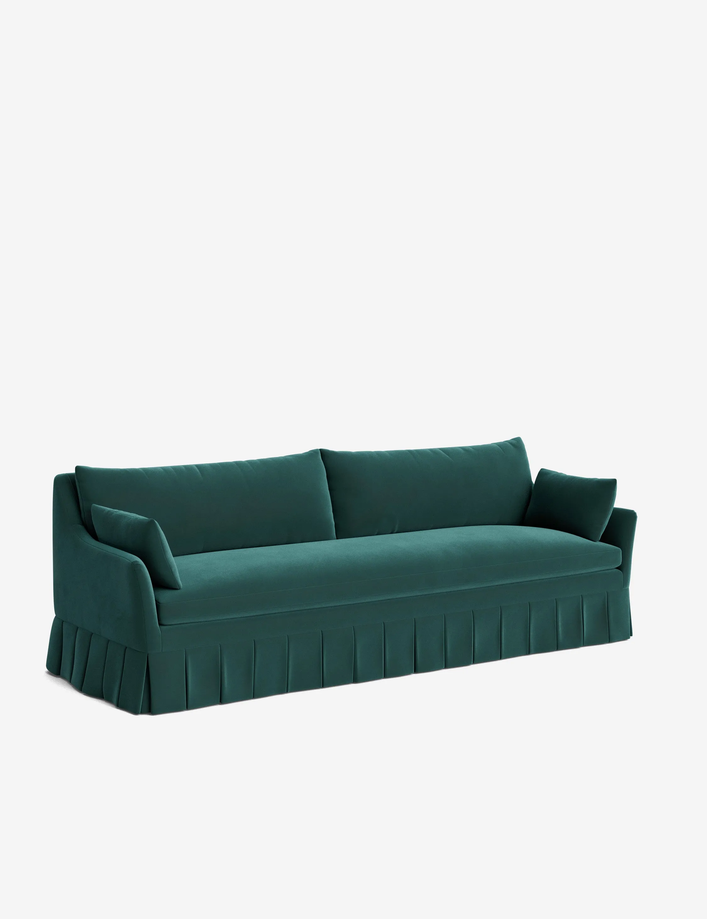 Portola Pleated Sofa Lulu and Georgia