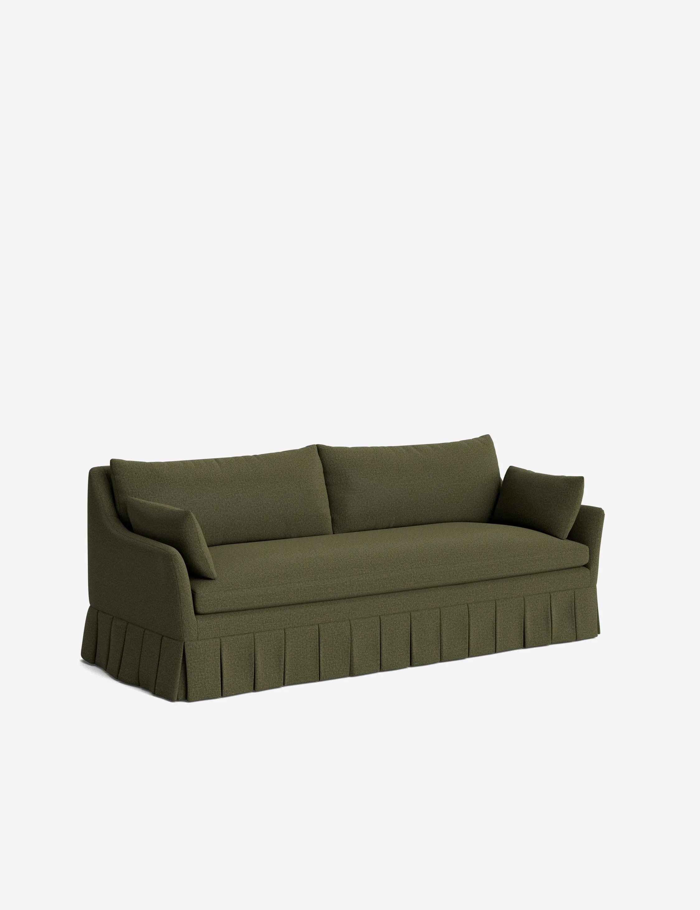 Portola Pleated Sofa Lulu and Georgia