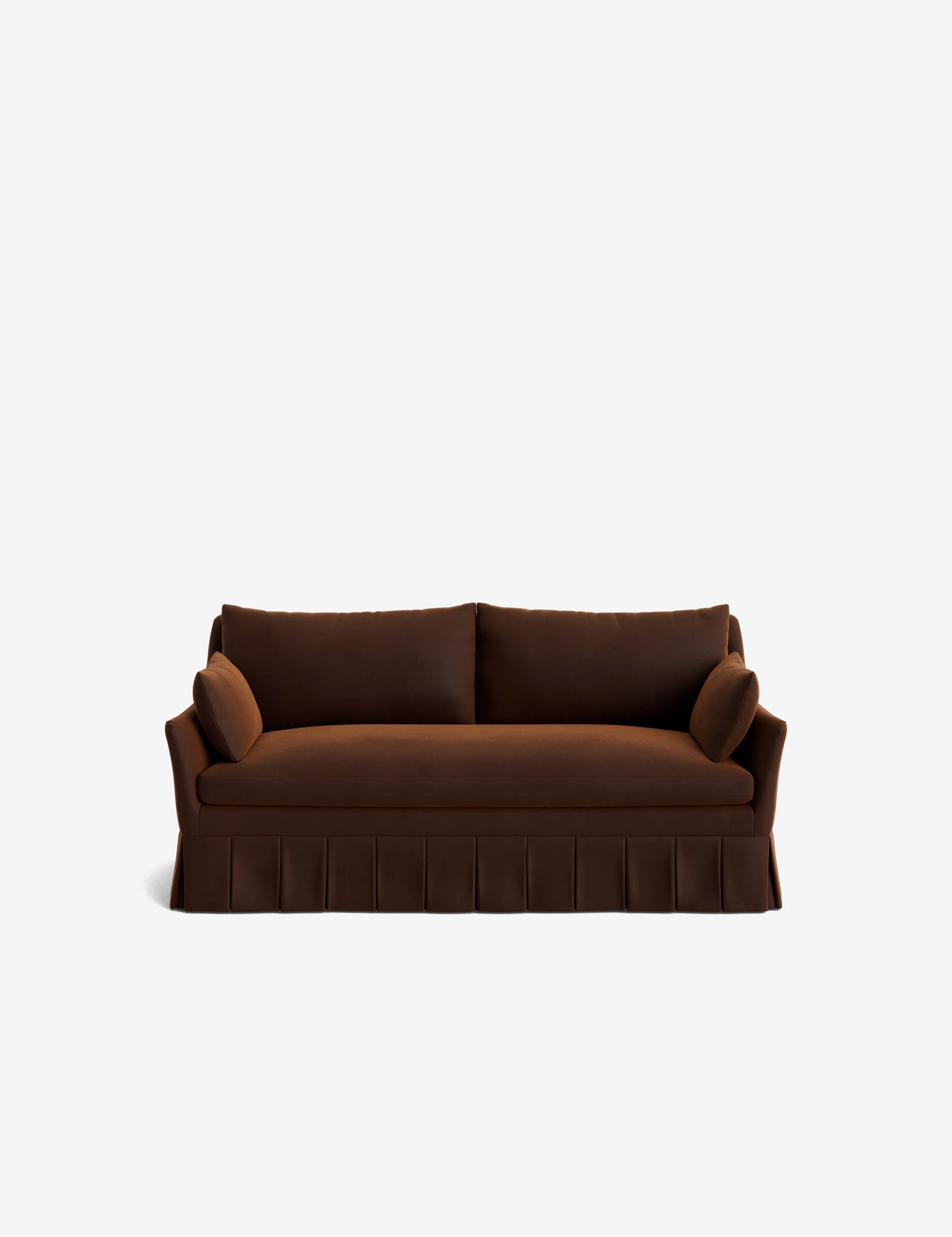 Portola Pleated Sofa Lulu and Georgia