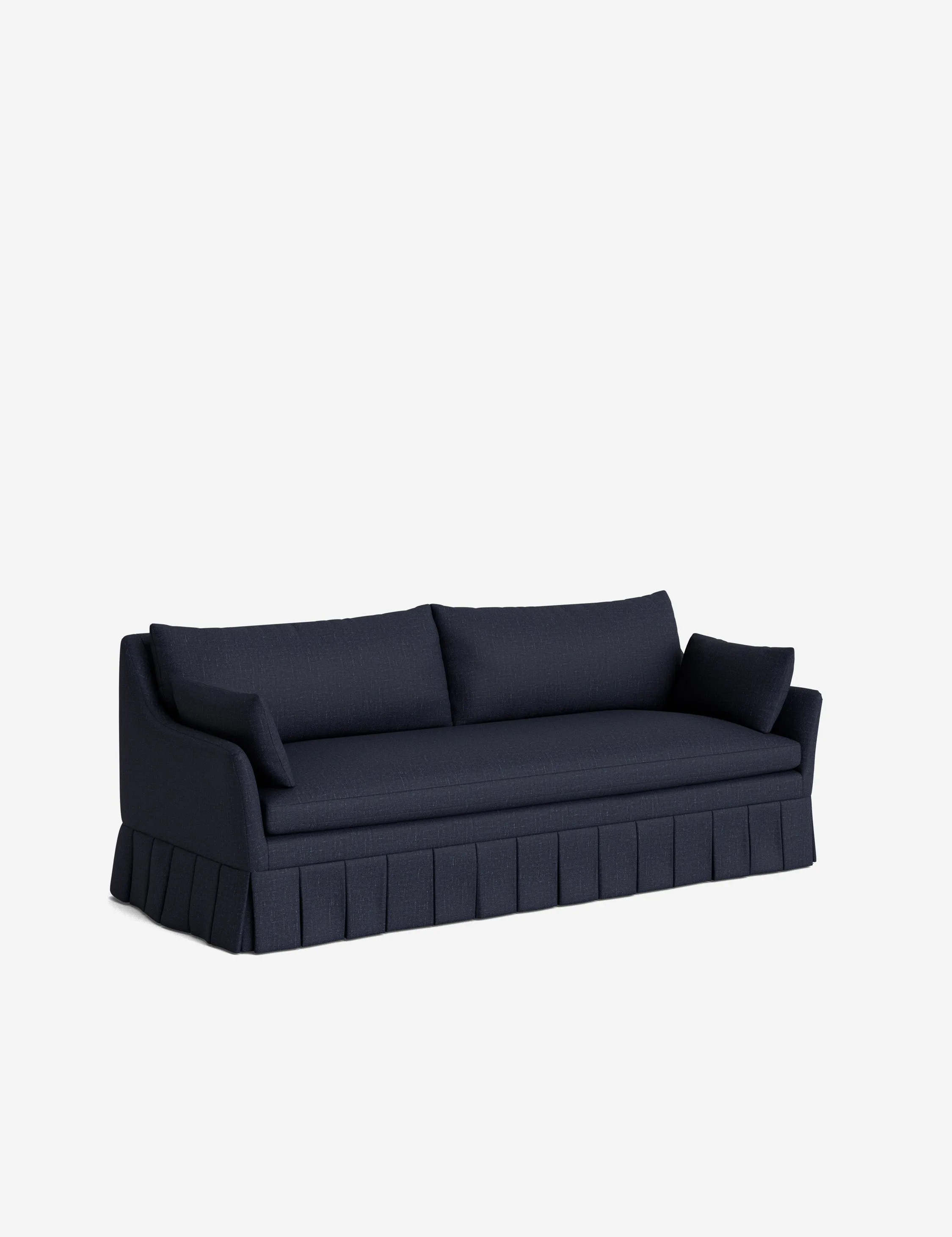 Portola Pleated Sofa Lulu and Georgia