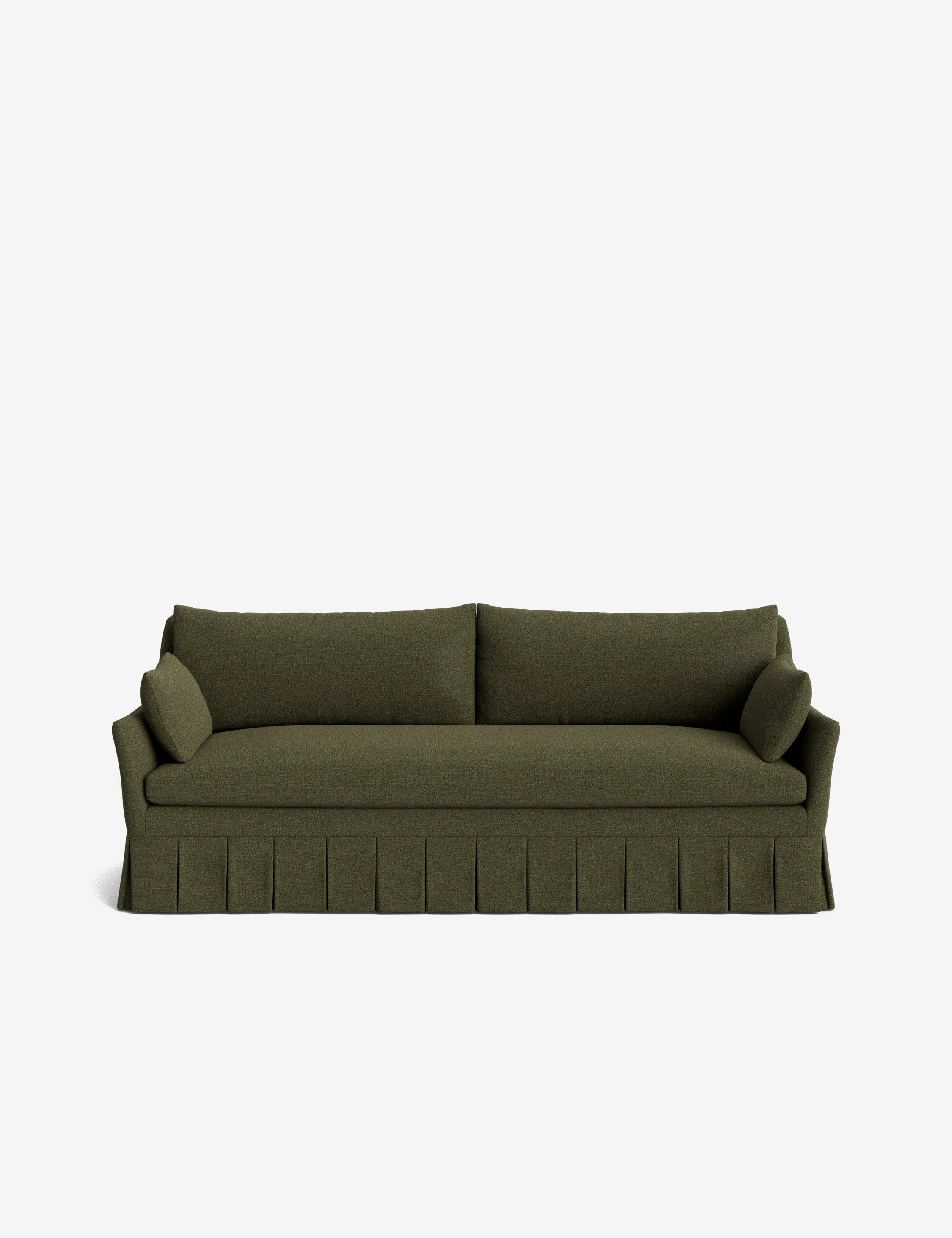 Portola Pleated Sofa Lulu and Georgia