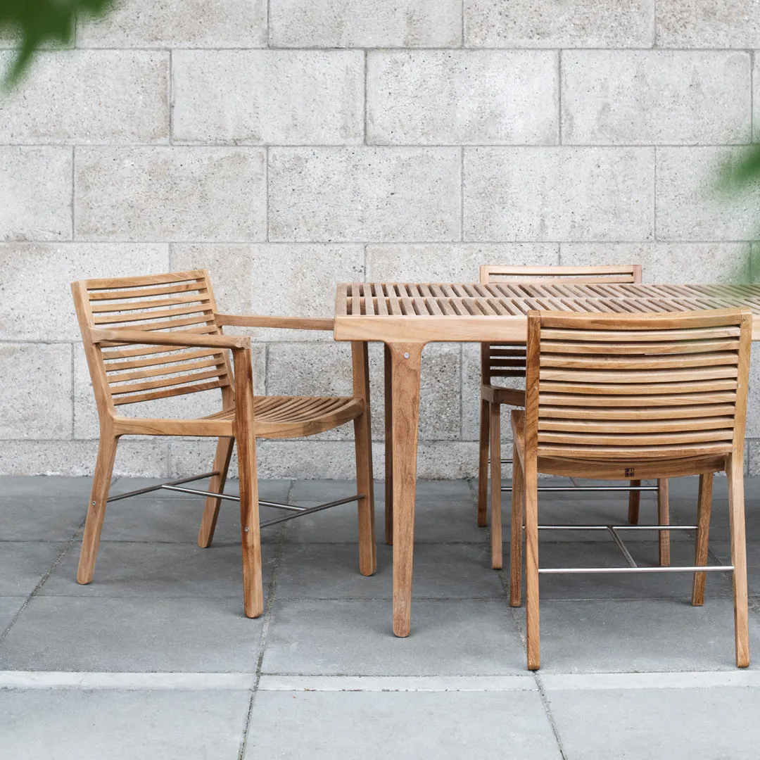 RIB Outdoor Dining Chair - w/ Arms