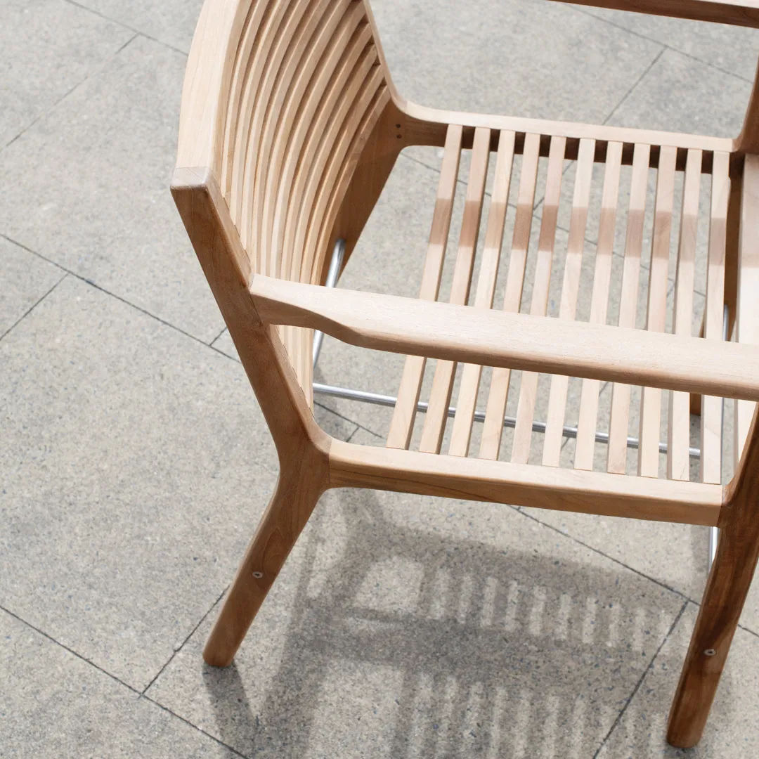 RIB Outdoor Dining Chair - w/ Arms