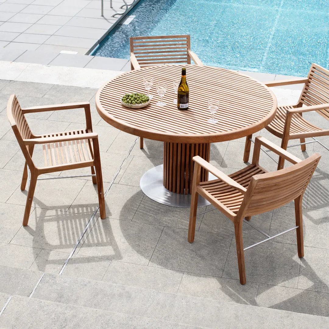 RIB Outdoor Dining Chair - w/ Arms