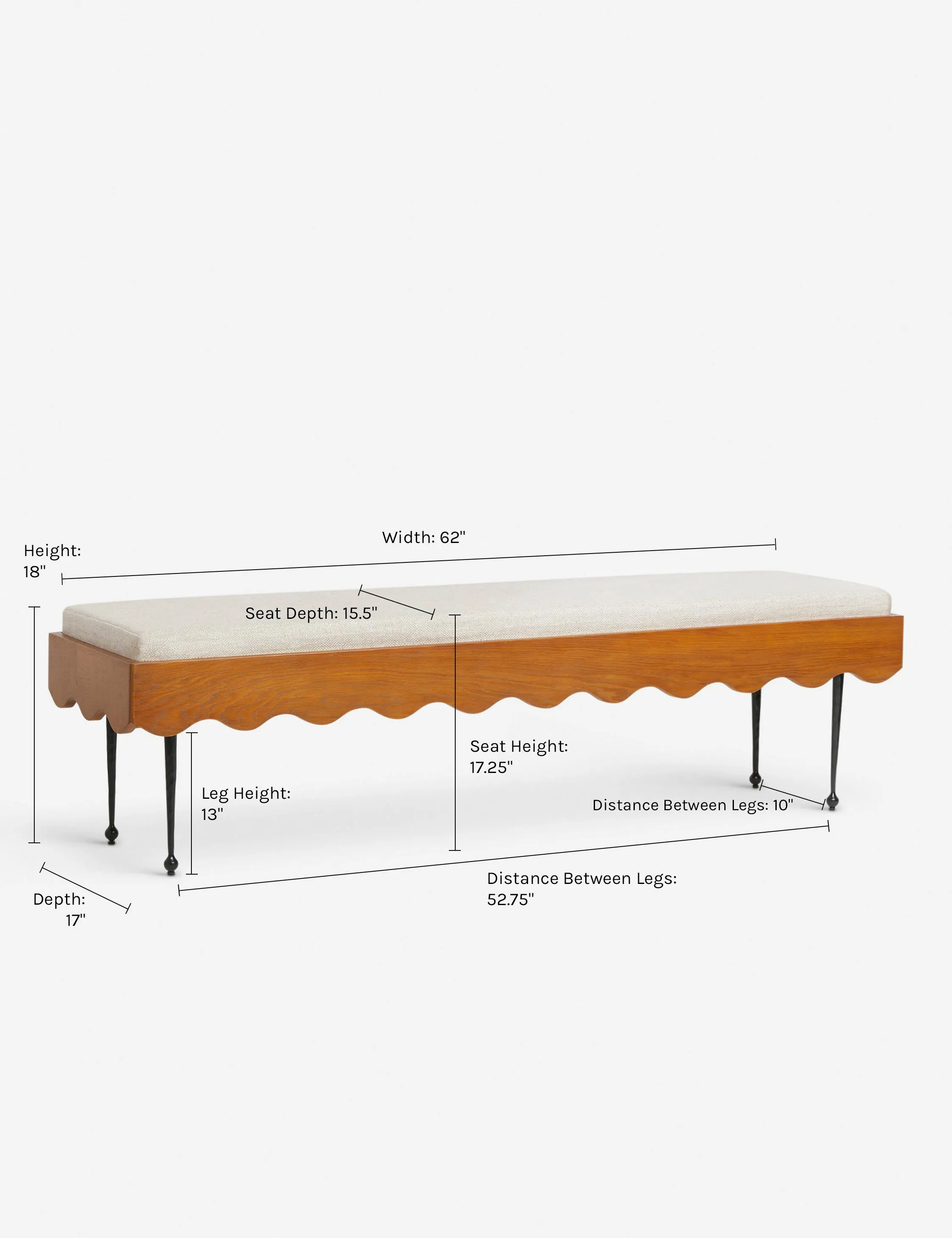 Rise Bench by Sarah Sherman Samuel Lulu and Georgia