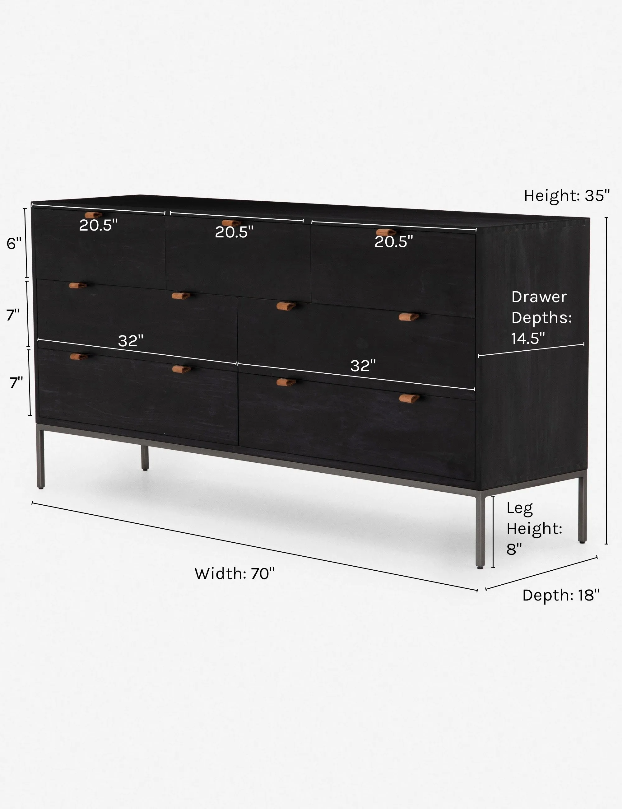 Rosamonde 7-Drawer Dresser Lulu and Georgia