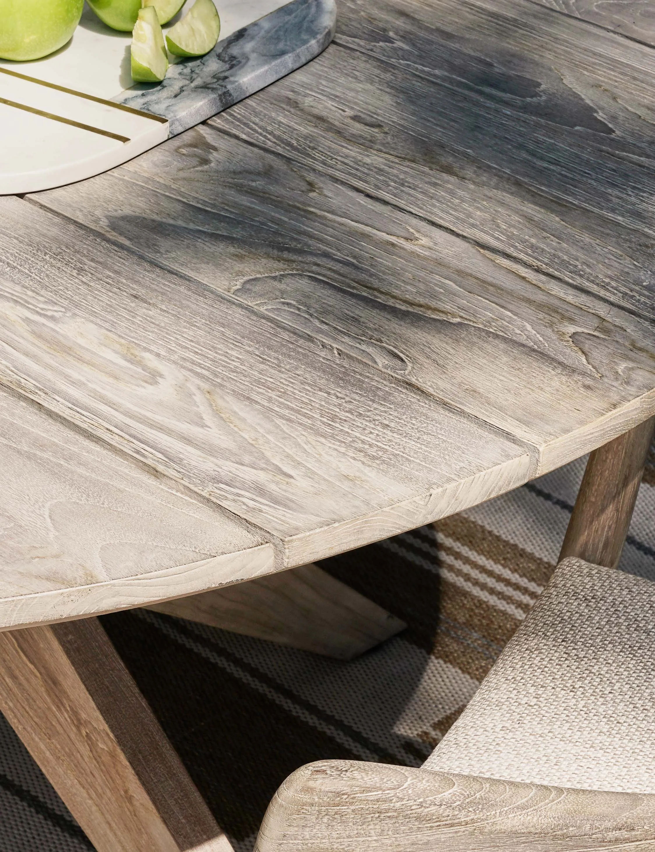 Rosetta Indoor / Outdoor Round Dining Table Lulu and Georgia