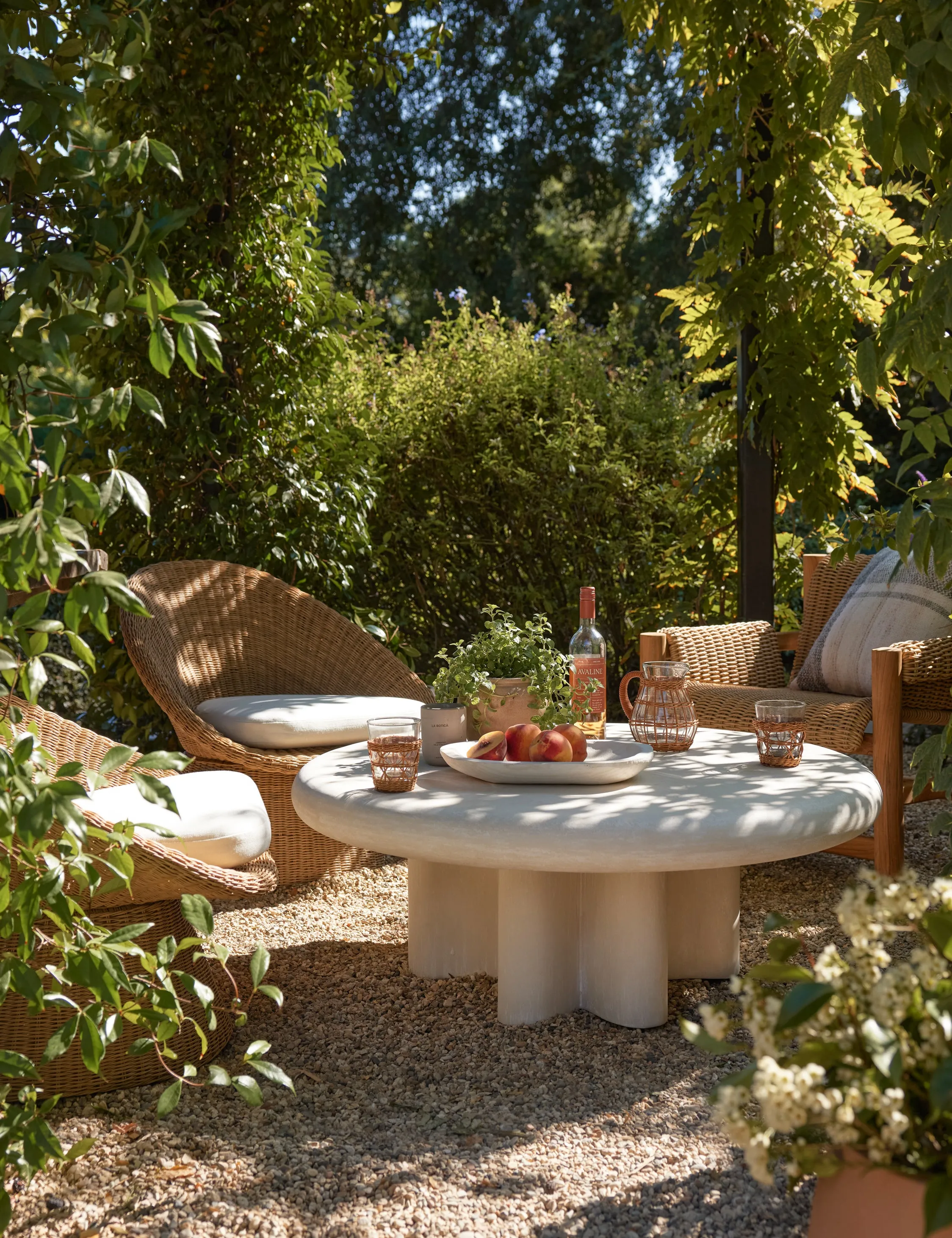 Ruiz Indoor / Outdoor Round Coffee Table Lulu and Georgia