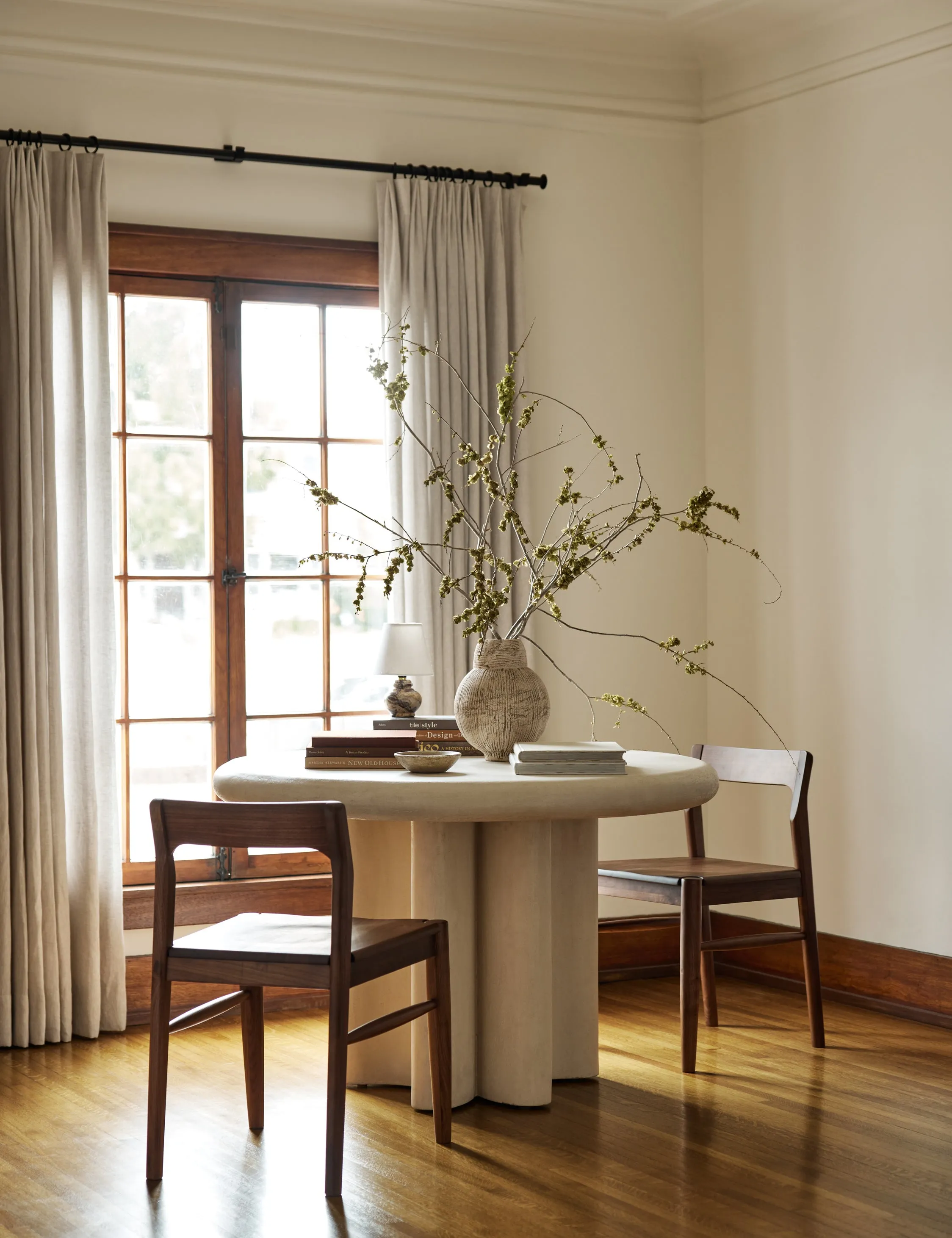 Ruiz Indoor / Outdoor Round Dining Table Lulu and Georgia