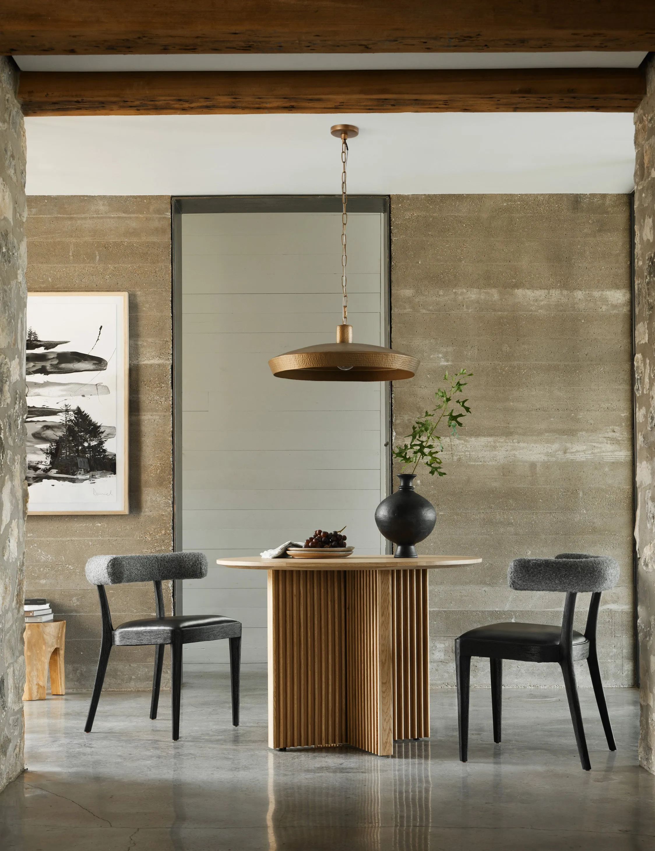 Sekani Round Dining Table Lulu and Georgia