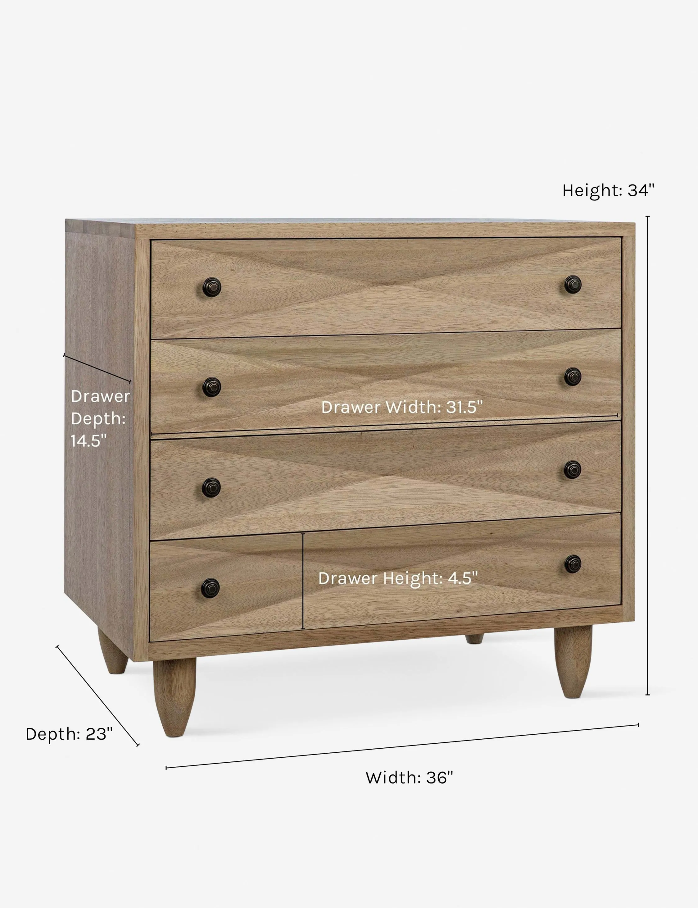 Sen 4-Drawer Dresser Lulu and Georgia