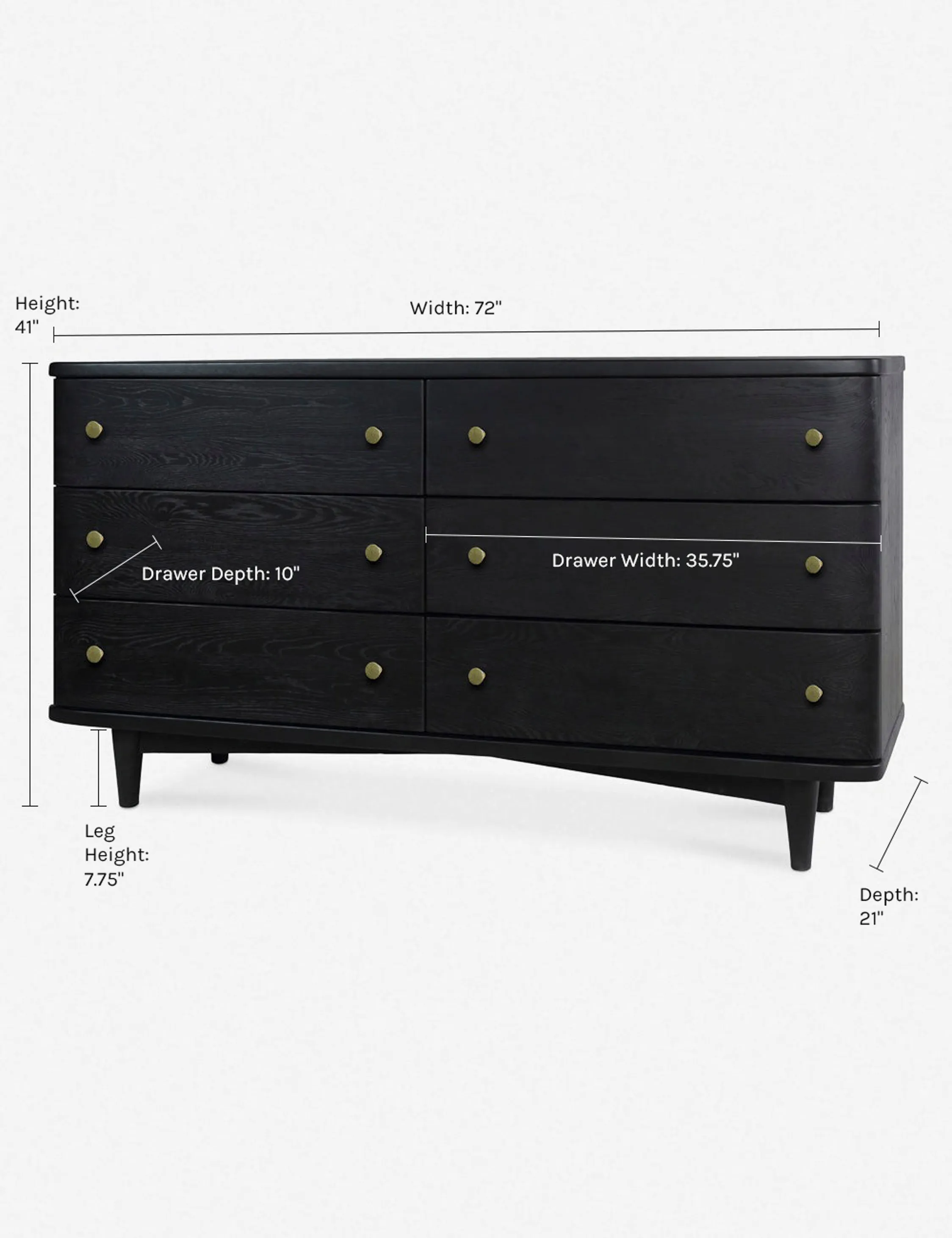 Shiloh 6-Drawer Dresser Lulu and Georgia