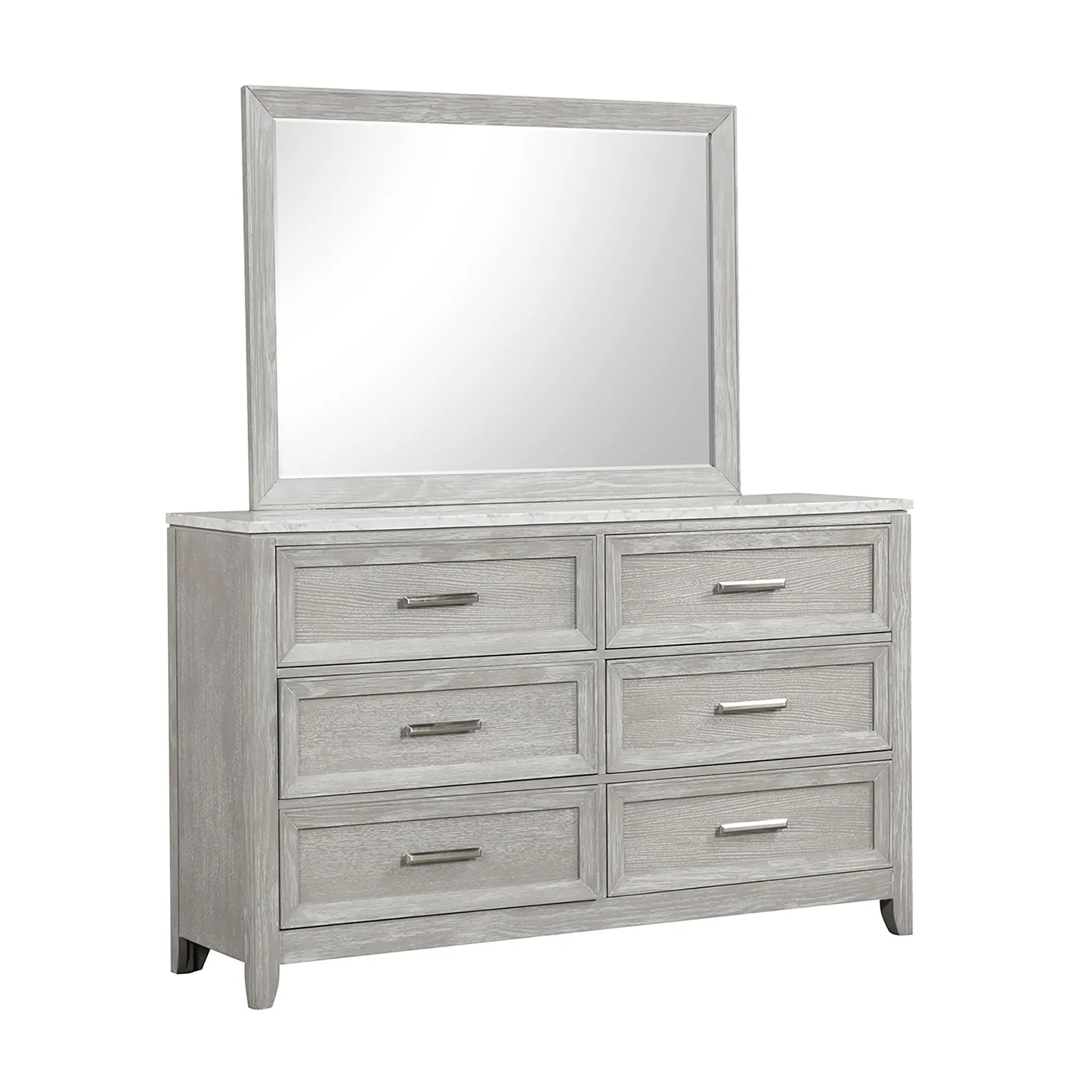 Silverwood Mirror - Mist Grey