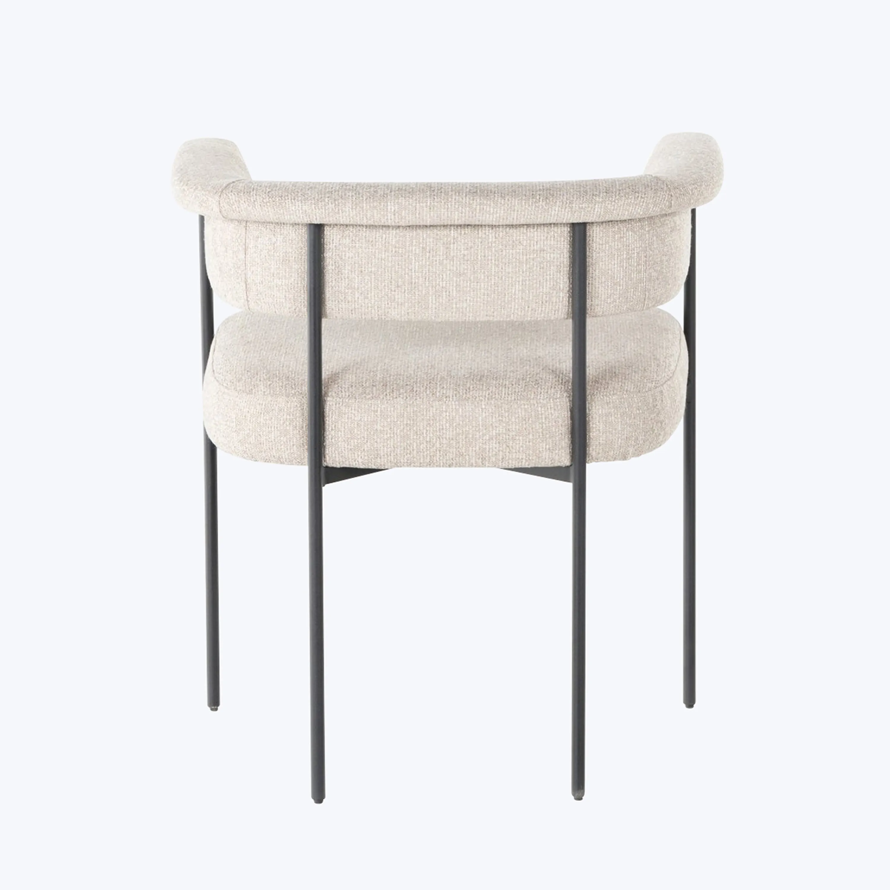 Slim Boucle Dining Chair