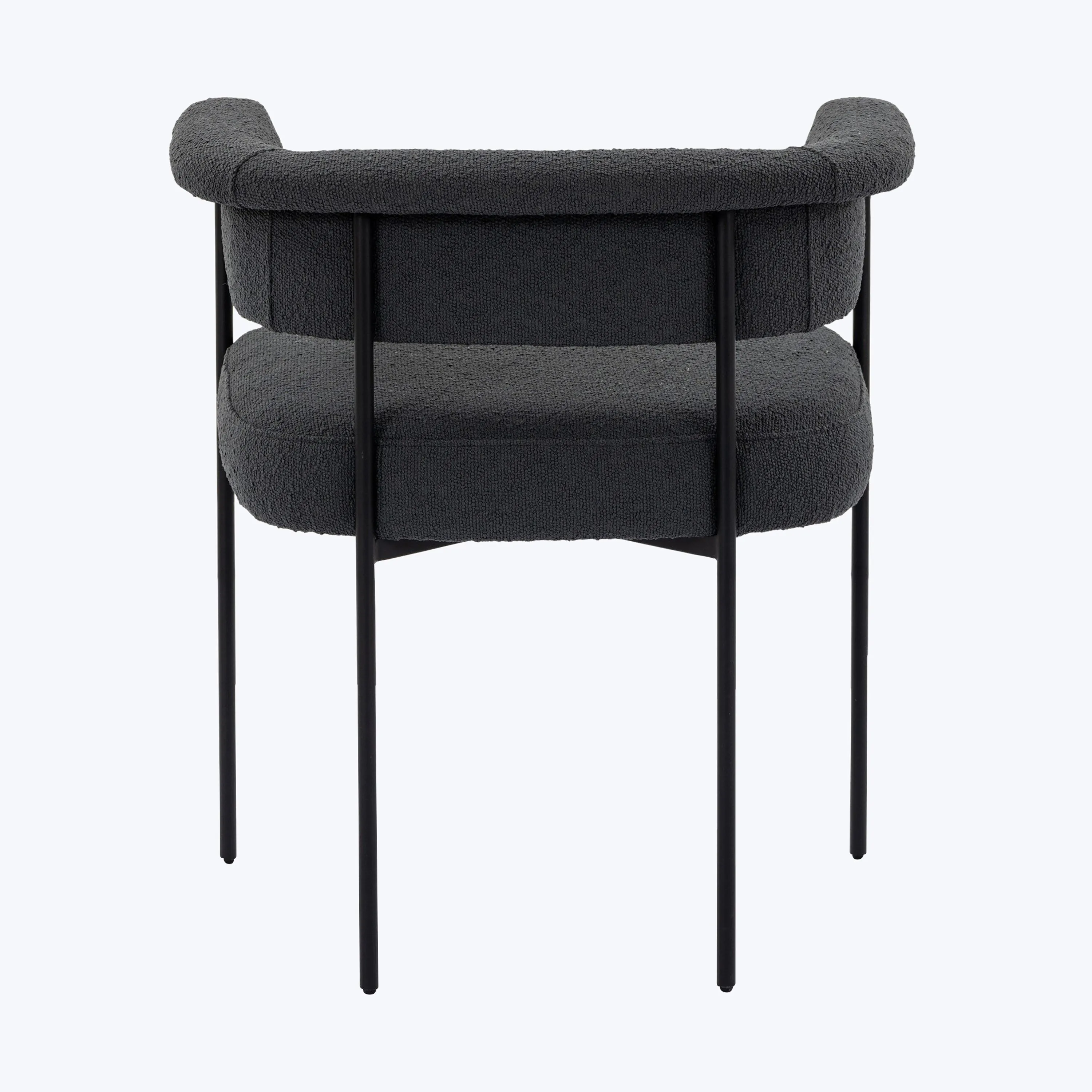 Slim Boucle Dining Chair