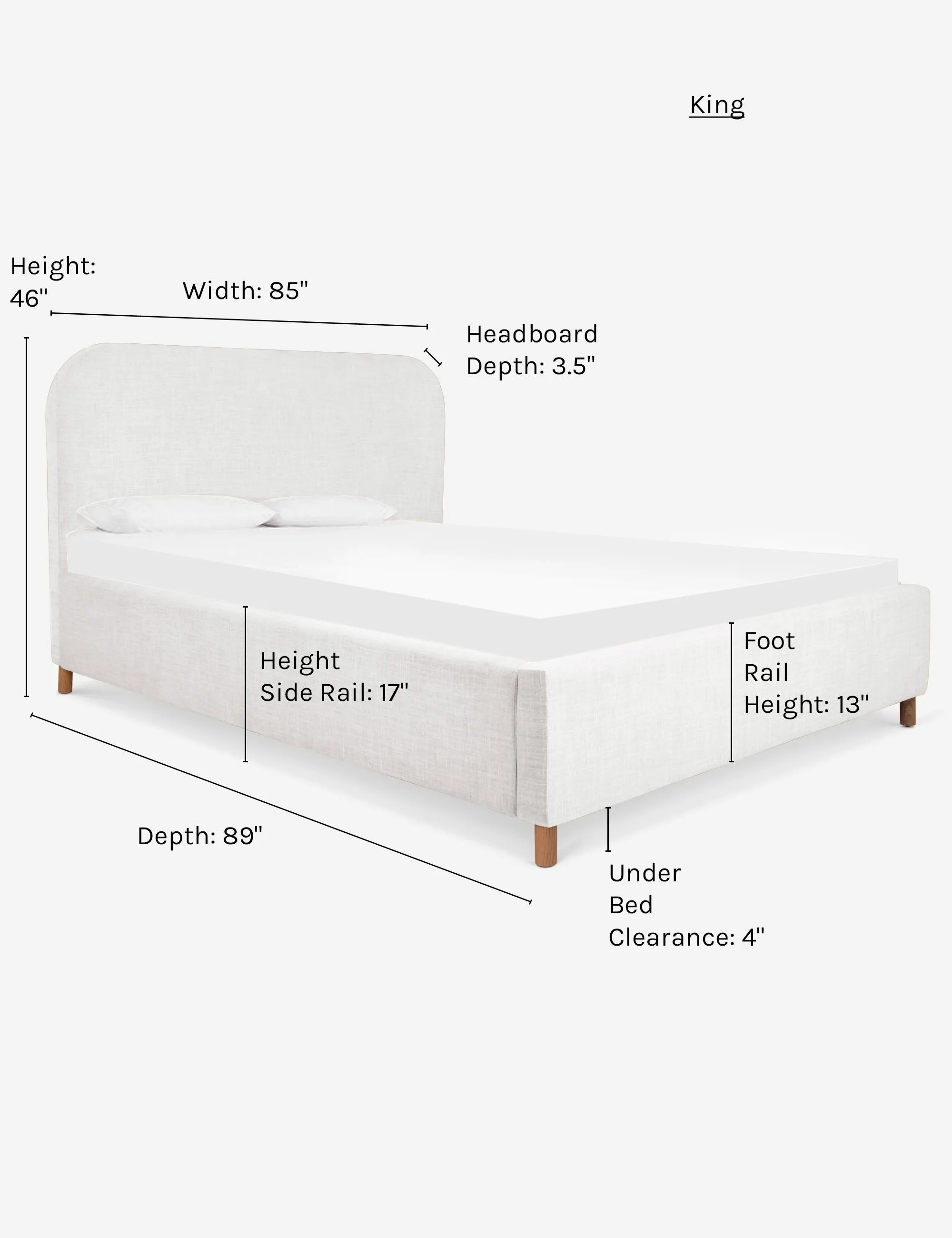 Solene Platform Bed Lulu and Georgia