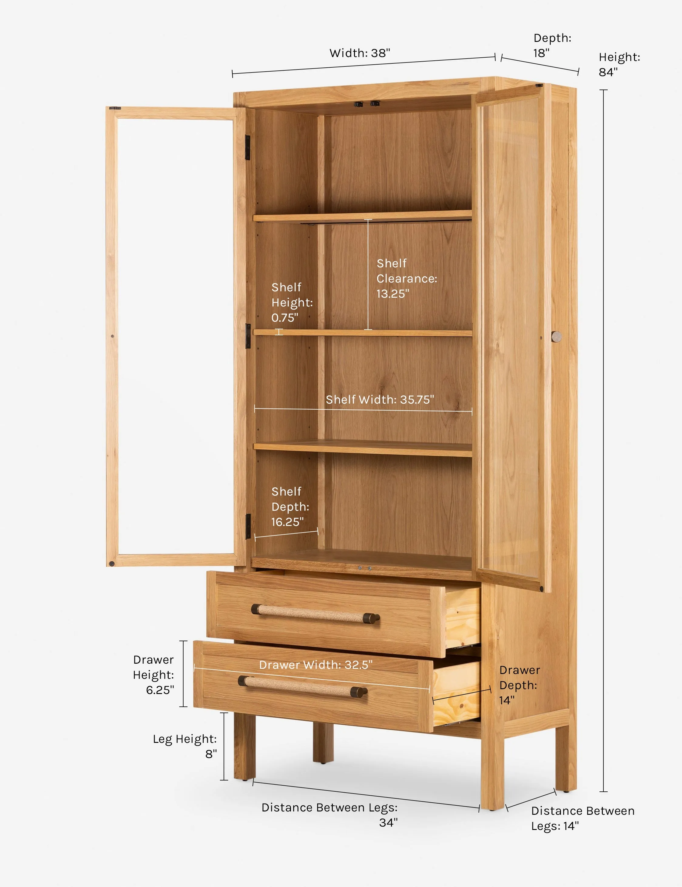 Spooner Curio Cabinet Lulu and Georgia