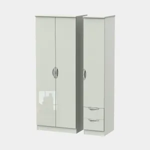 Stanford - Combi Wardrobe In High Gloss