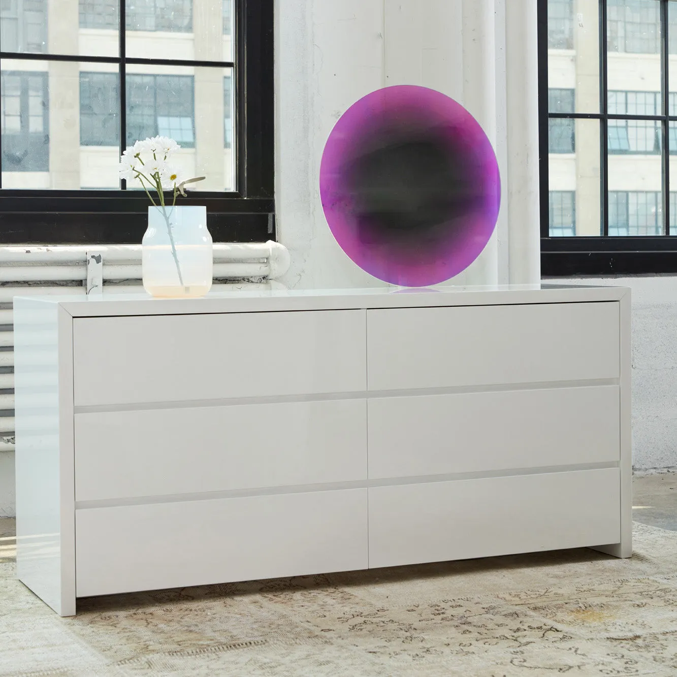 Stowe High Gloss Dresser