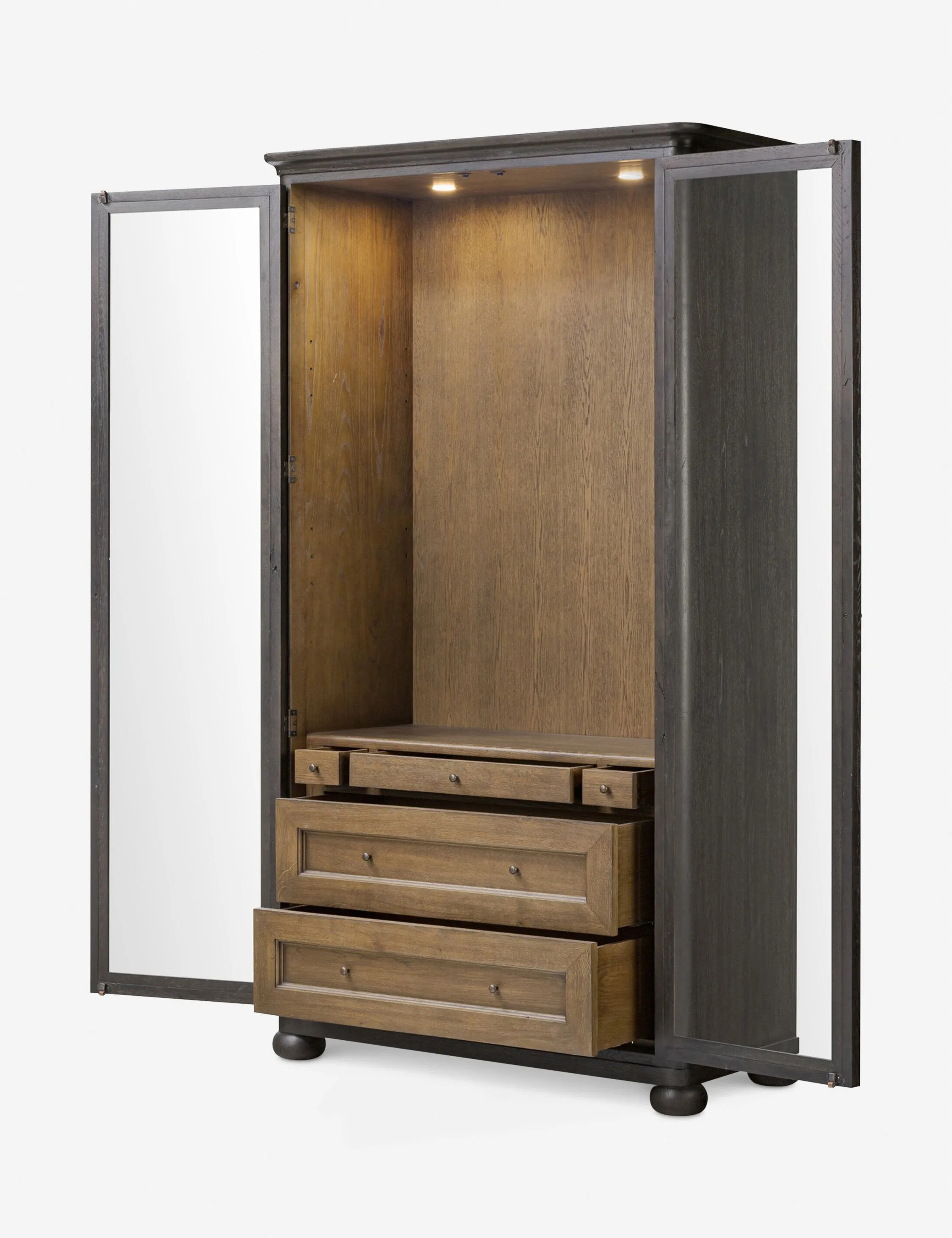 Sussex Curio Cabinet by Amber Lewis x Four Hands Lulu and Georgia