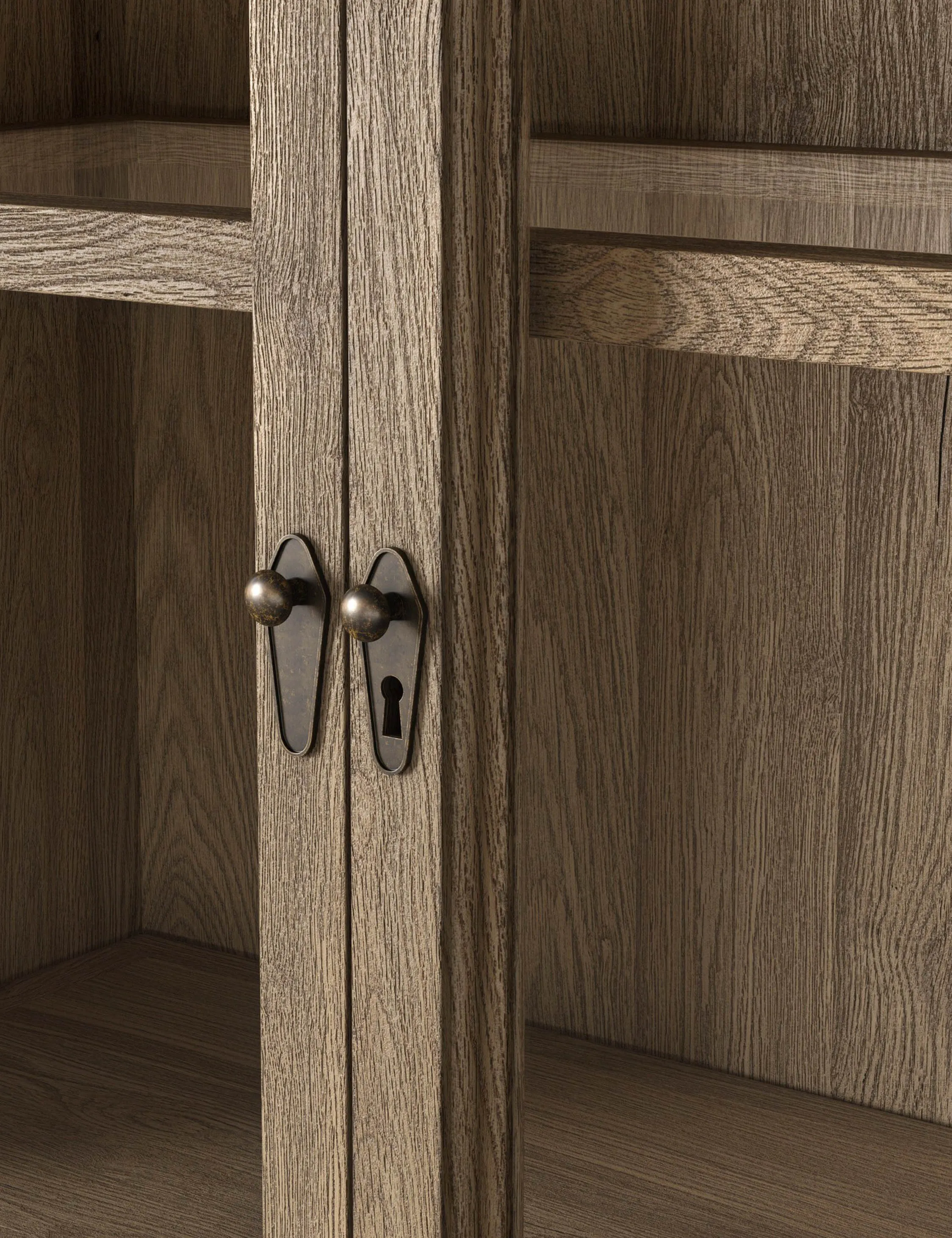Sussex Curio Cabinet by Amber Lewis x Four Hands Lulu and Georgia
