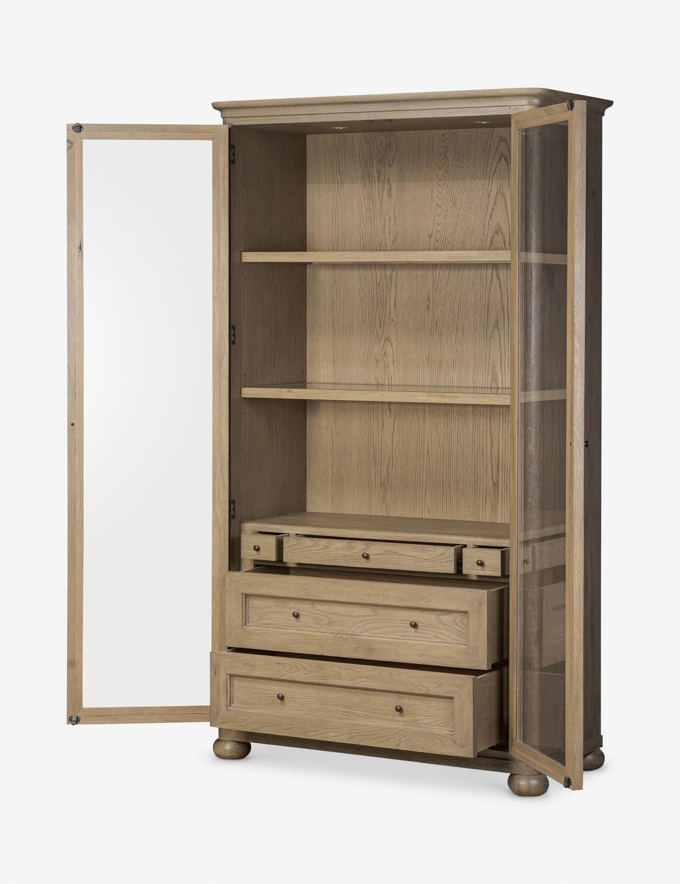 Sussex Curio Cabinet by Amber Lewis x Four Hands Lulu and Georgia