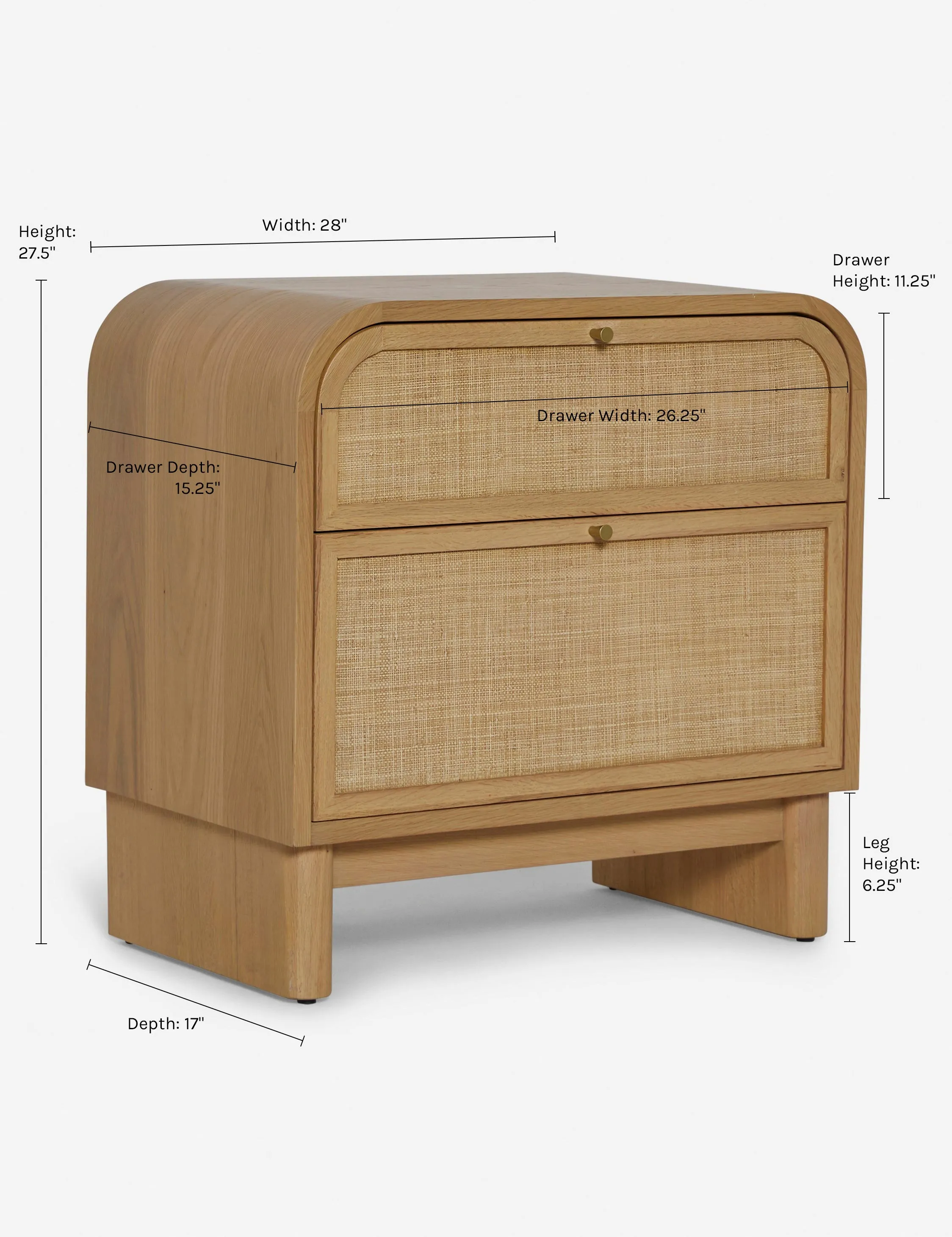 Suzette Nightstand Lulu and Georgia