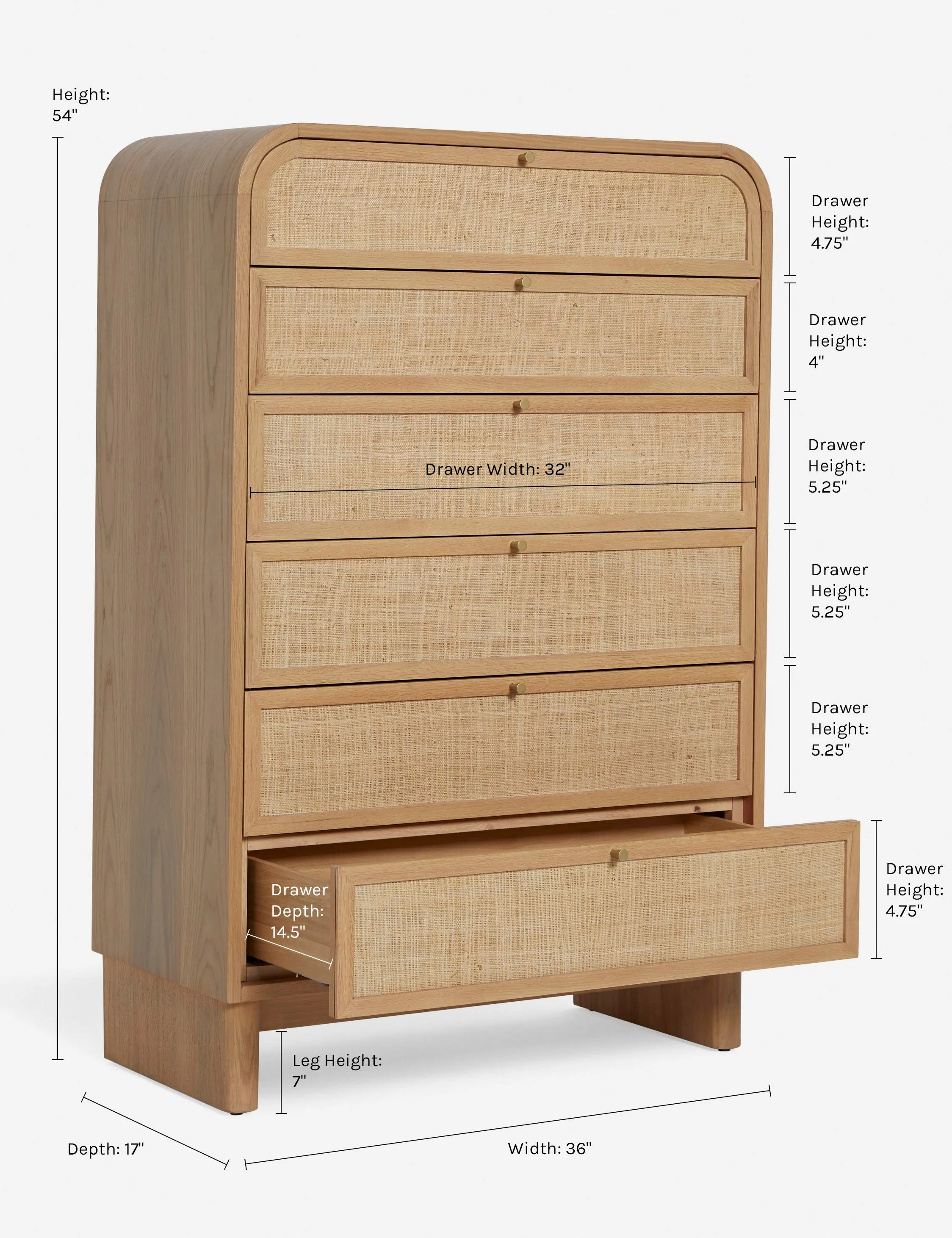Suzette Tall Dresser Lulu and Georgia