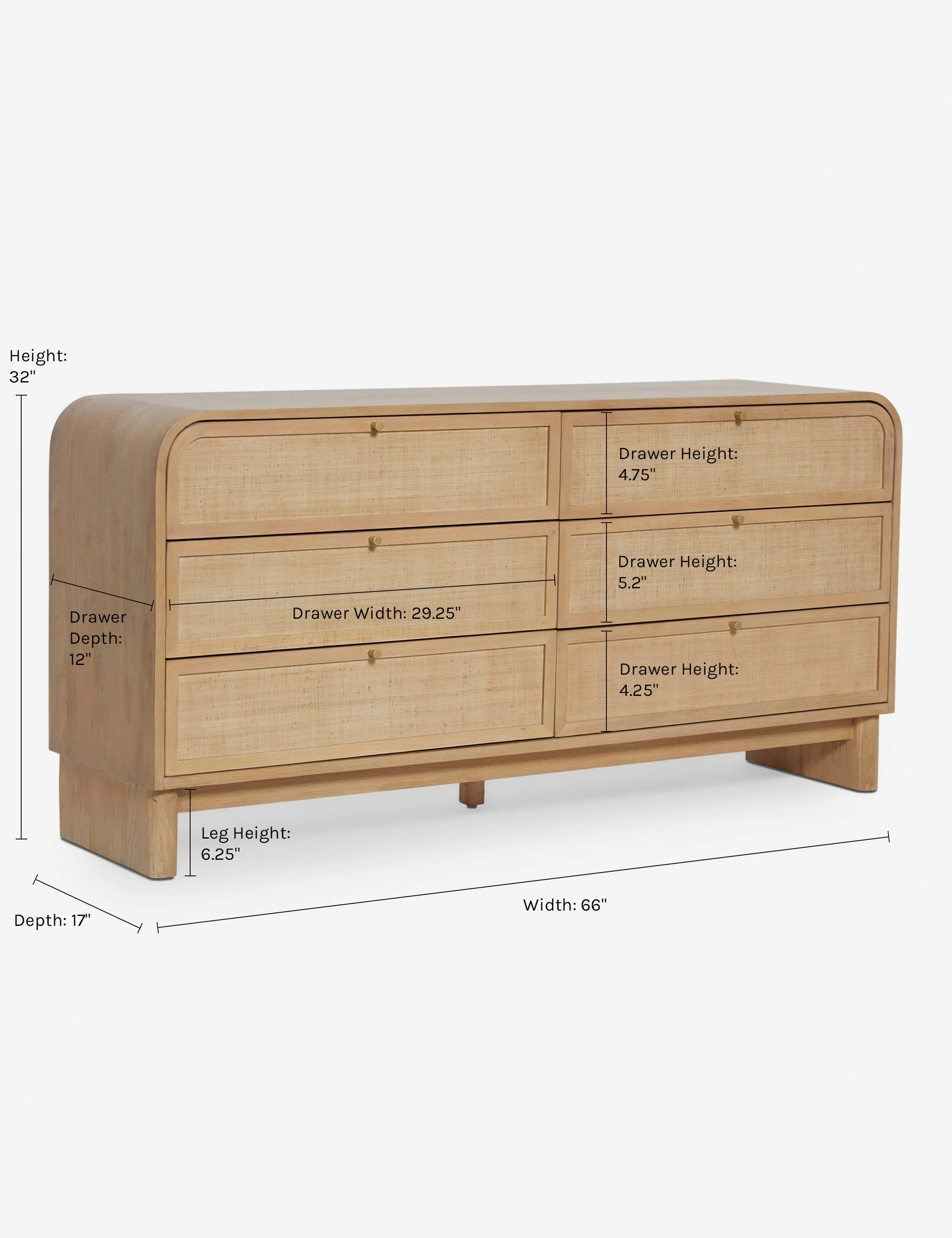 Suzette Wide Dresser Lulu and Georgia