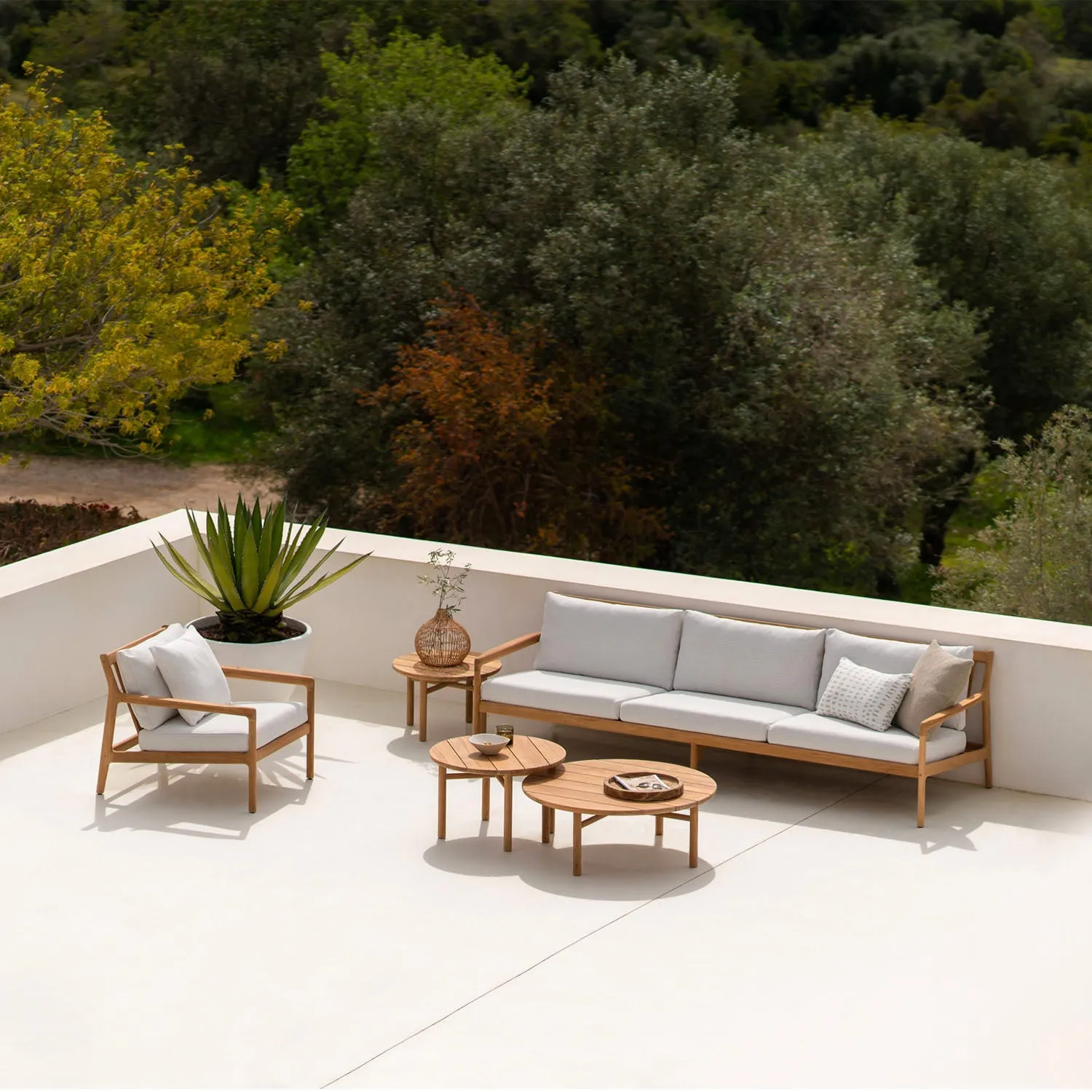Teak Quatro Outdoor Coffee Table