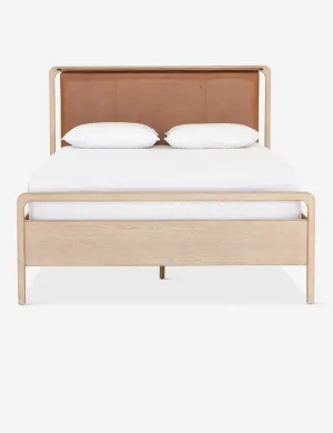 Tierney Leather Bed Lulu and Georgia
