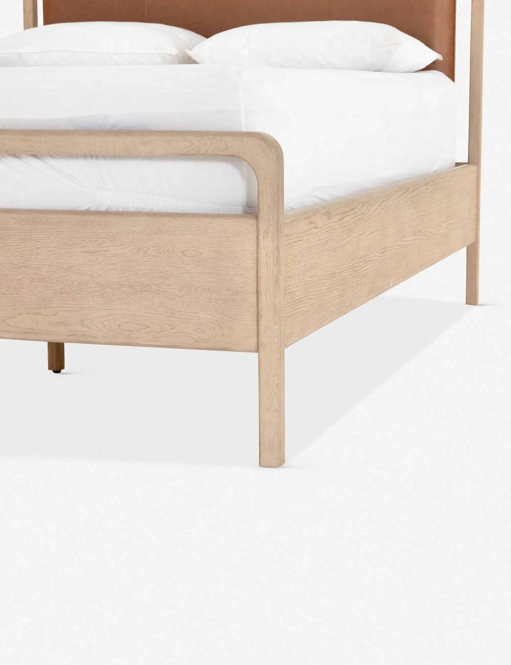 Tierney Leather Bed Lulu and Georgia