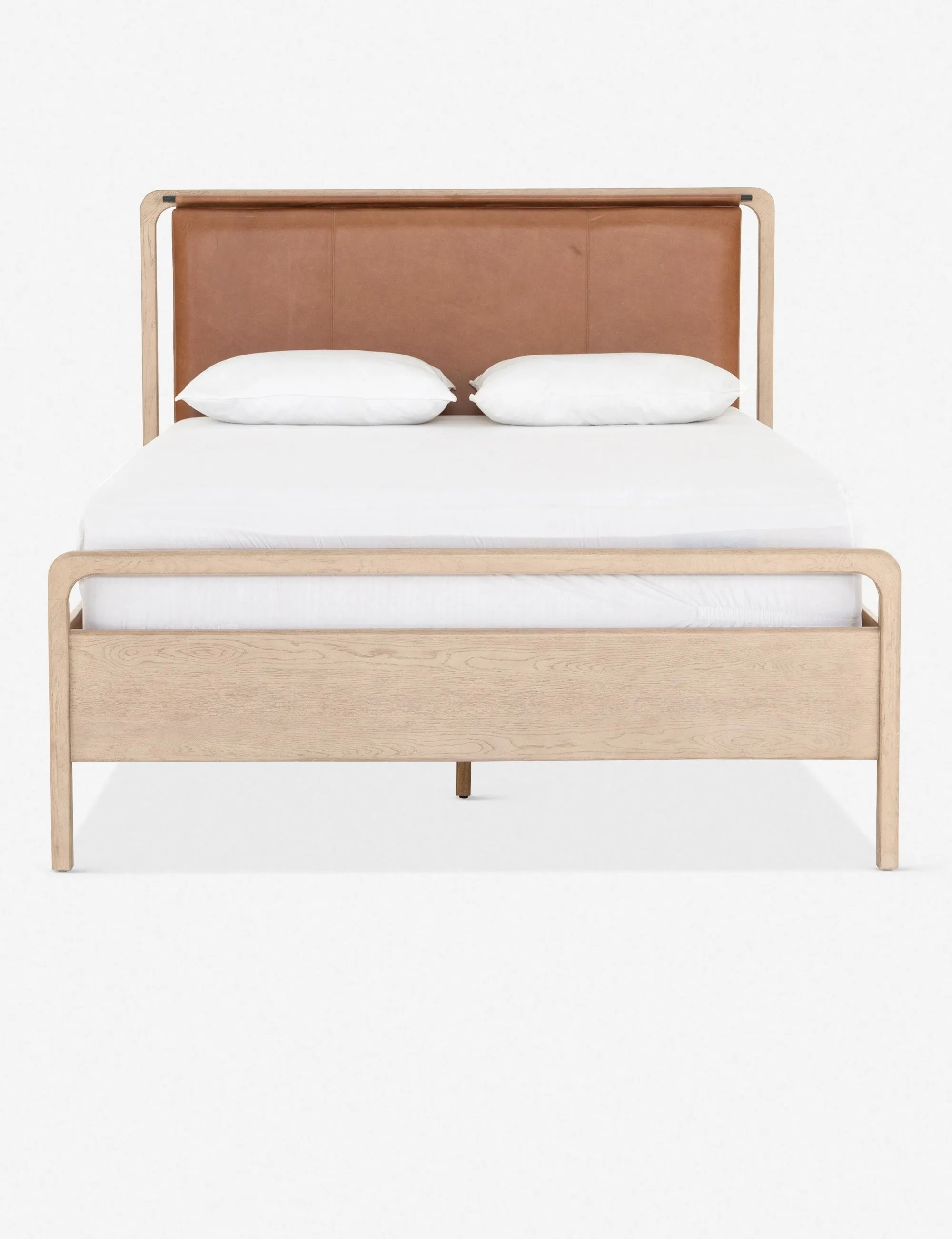 Tierney Leather Bed Lulu and Georgia