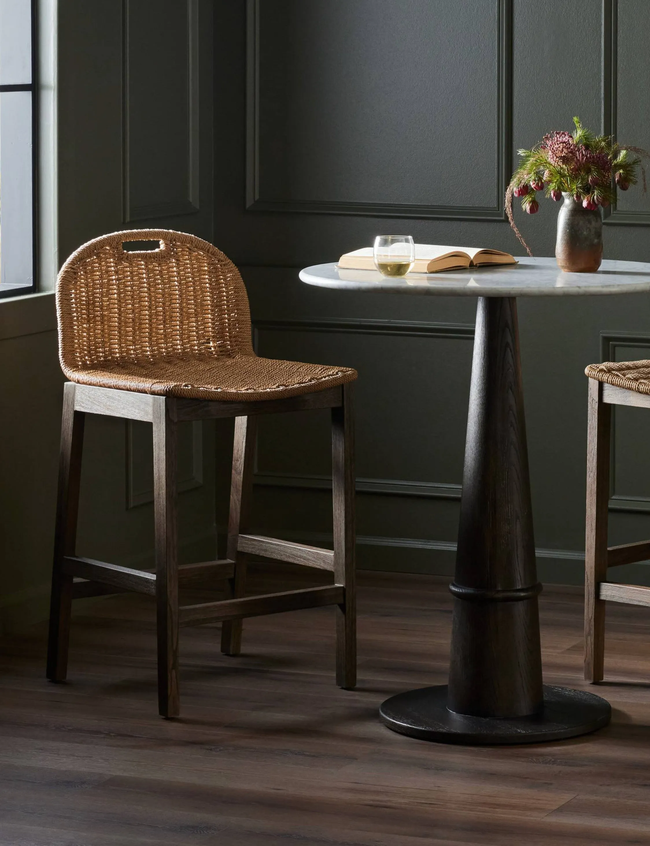 Tiffer Bar and Counter Stool by Amber Lewis x Four Hands Lulu and Georgia