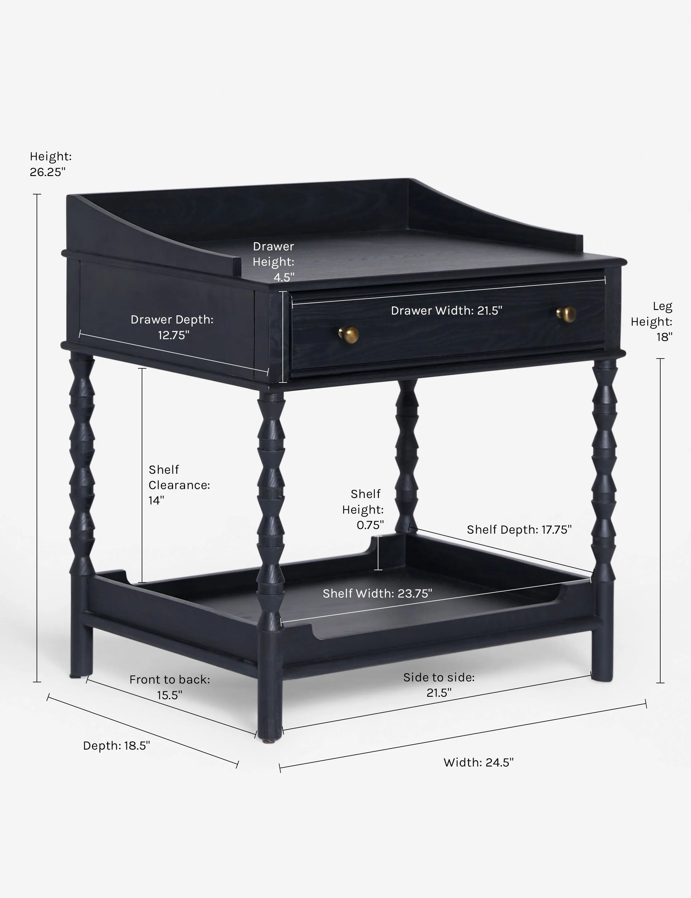 Topia Nightstand by Ginny Macdonald Lulu and Georgia