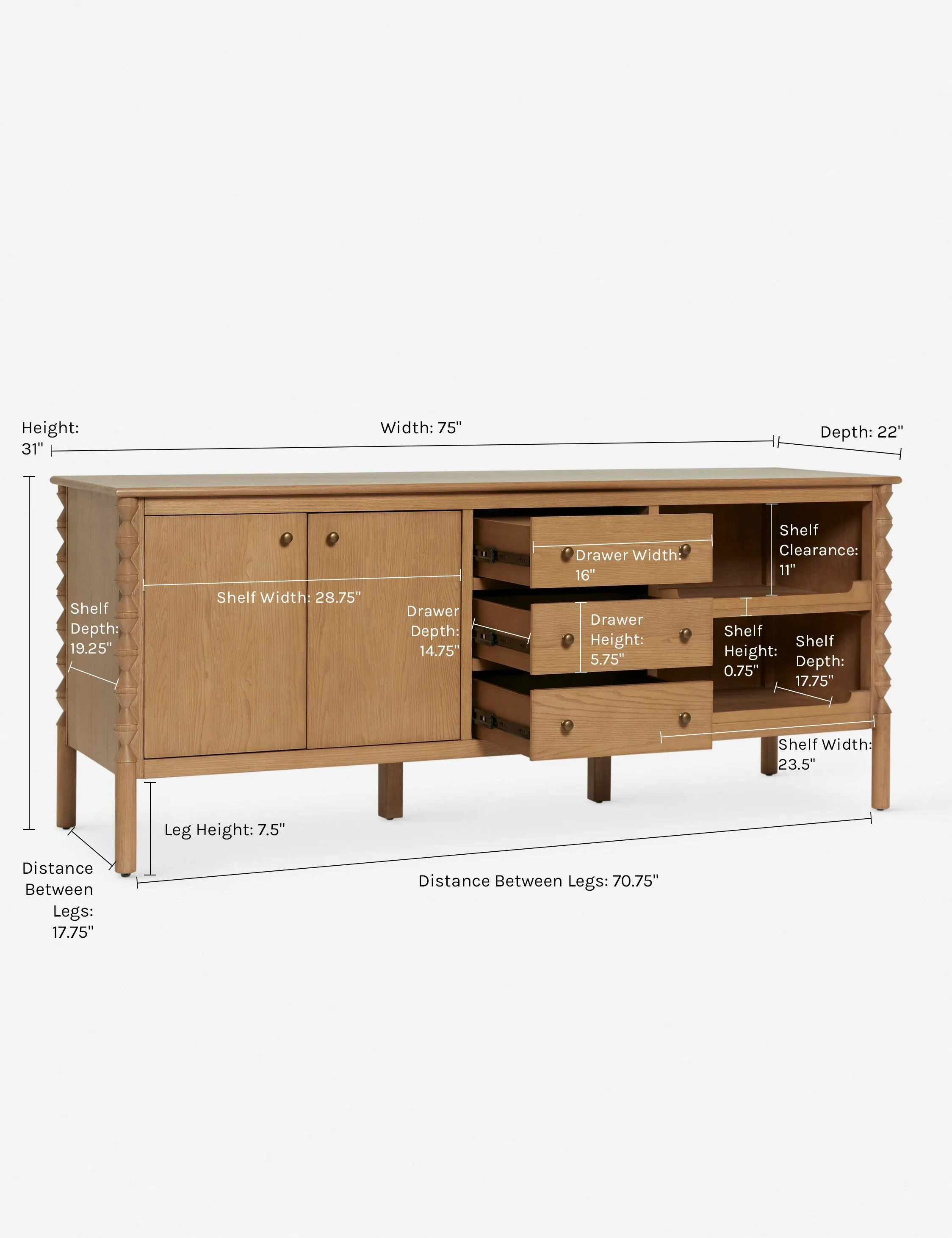 Topia Sideboard by Ginny Macdonald Lulu and Georgia