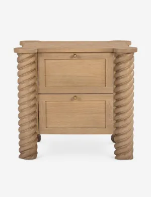 Treccia Nightstand by Gillian Segal for Moe's Lulu and Georgia