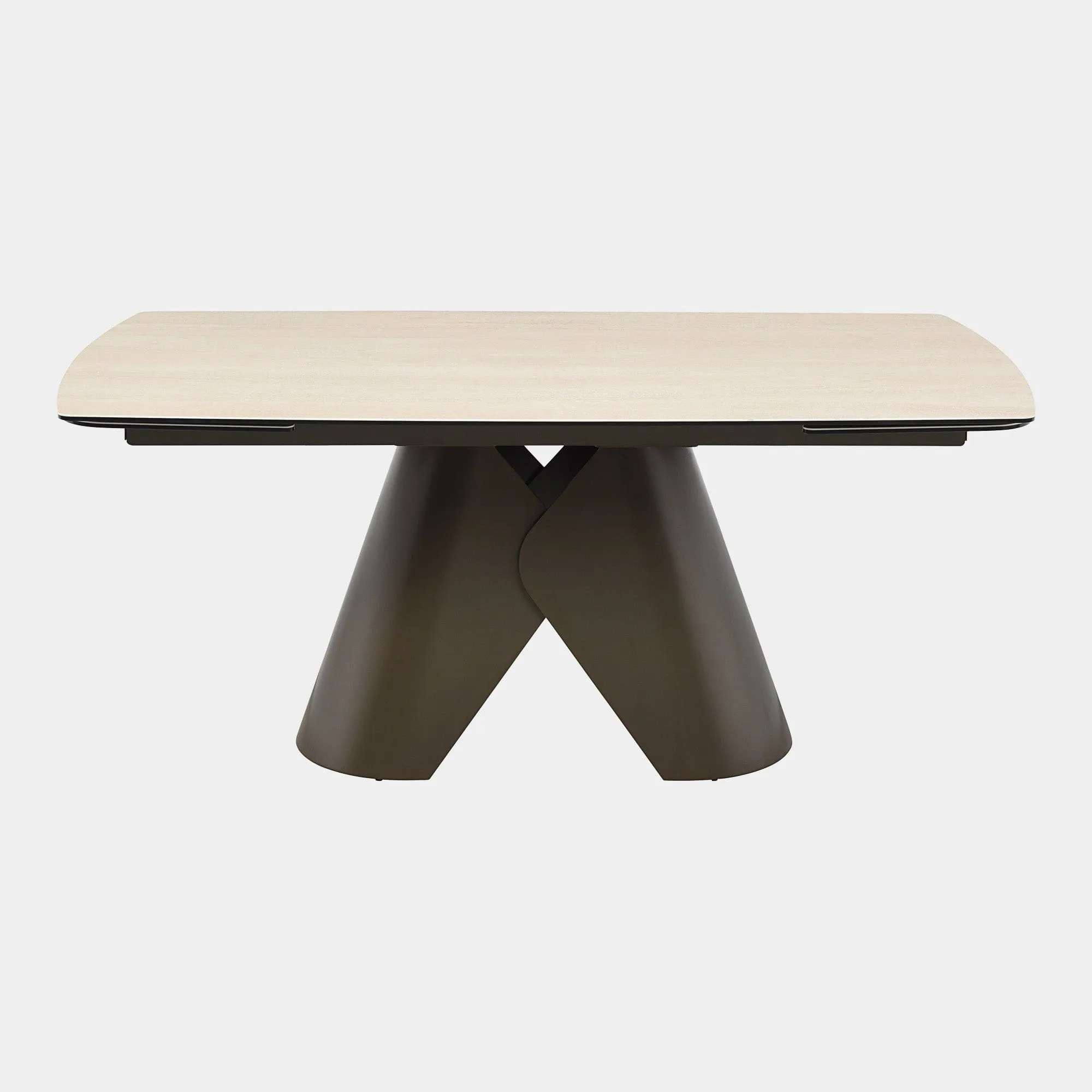 Verona - 180cm Extending Dining Table With Cream Ceramic Top