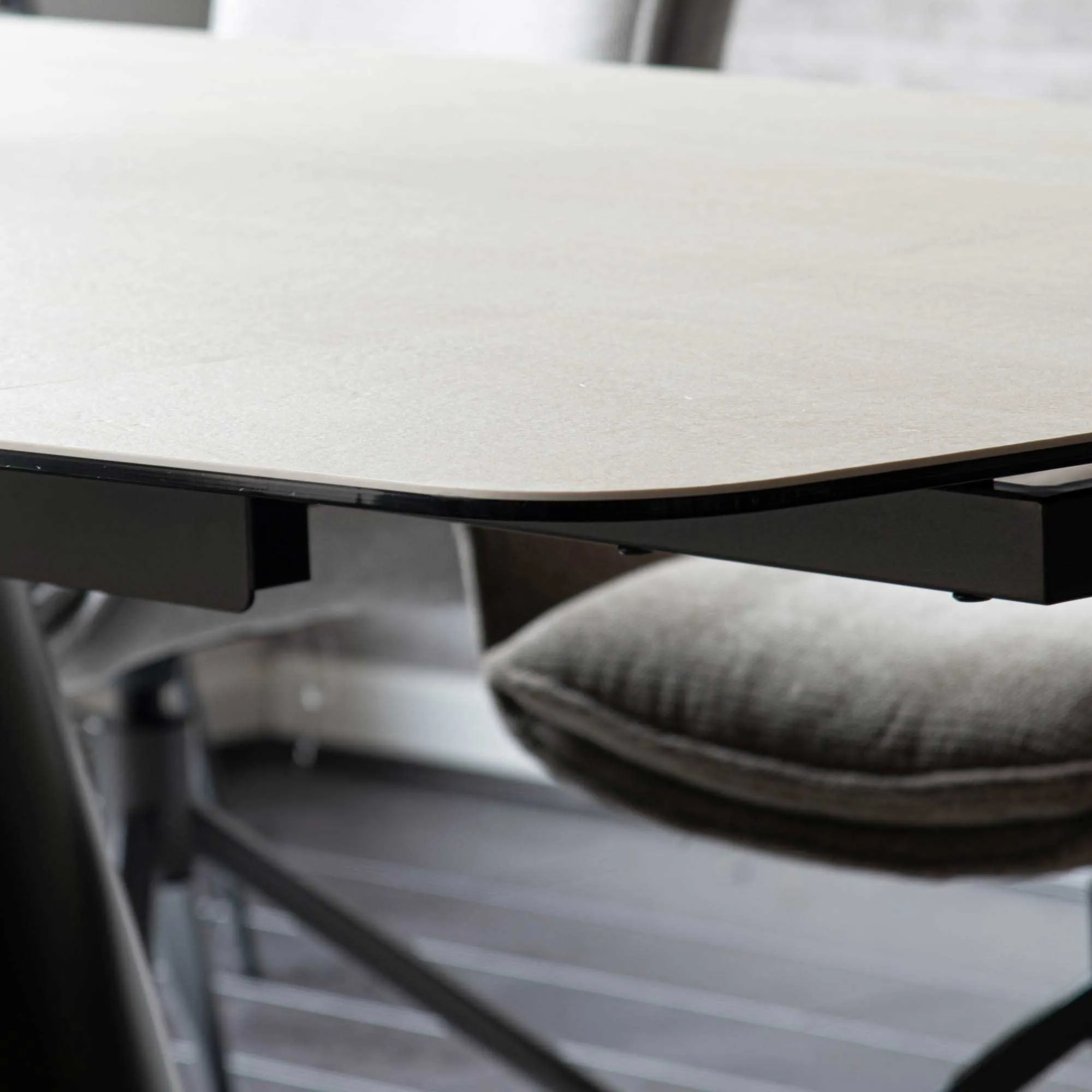 Verona - 180cm Extending Dining Table With Cream Ceramic Top