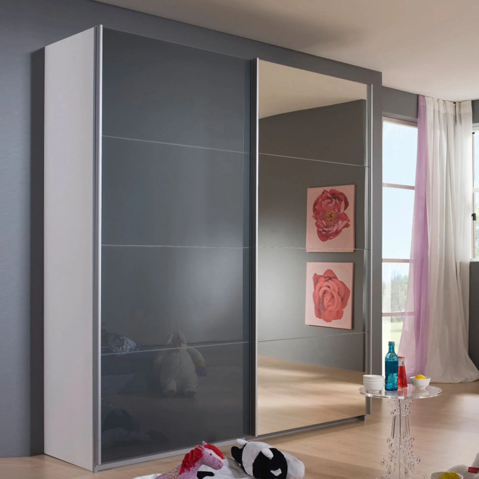 Viva - Mirrored Wardrobe
