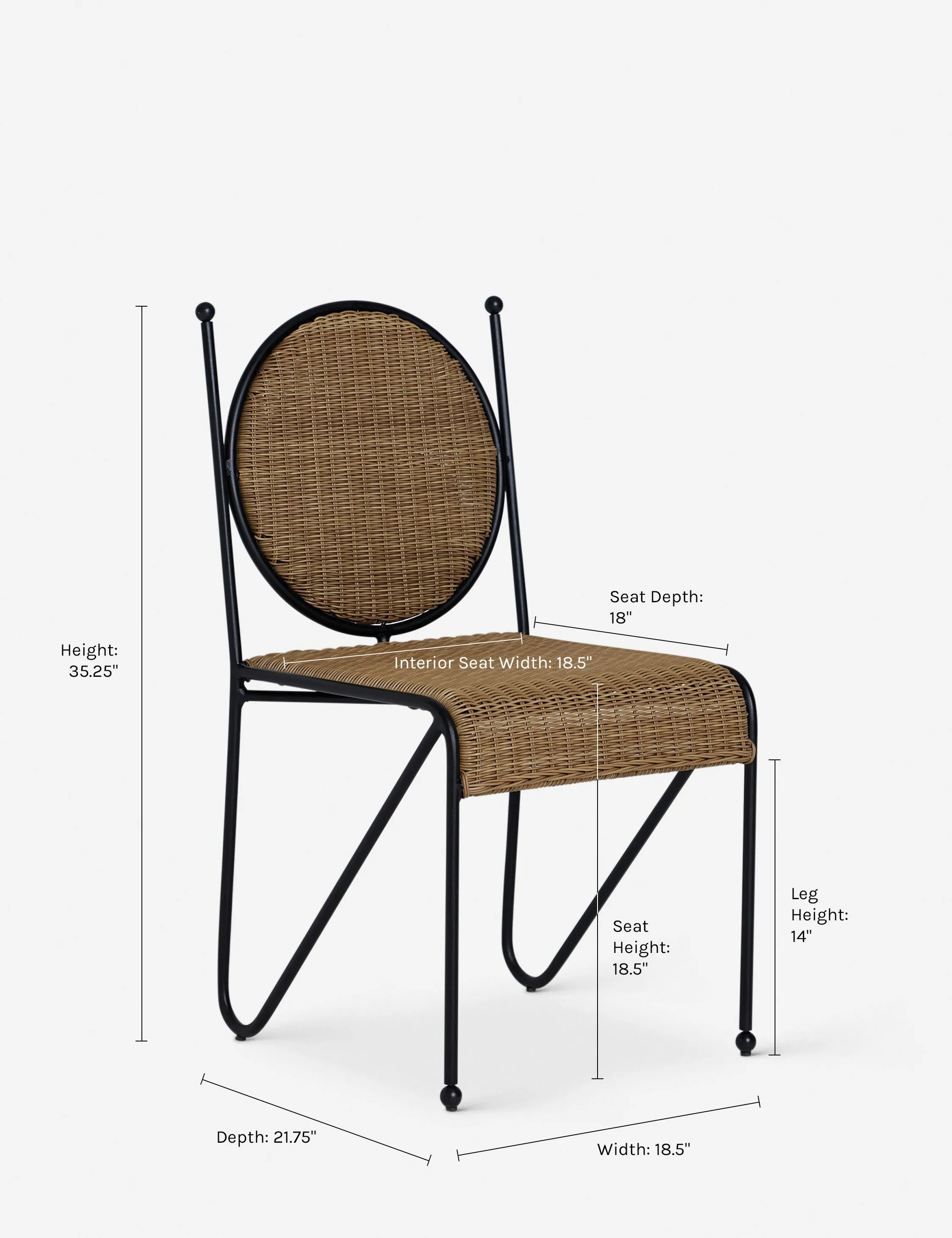 Ziggy Outdoor Dining Chair by Sarah Sherman Samuel Lulu and Georgia